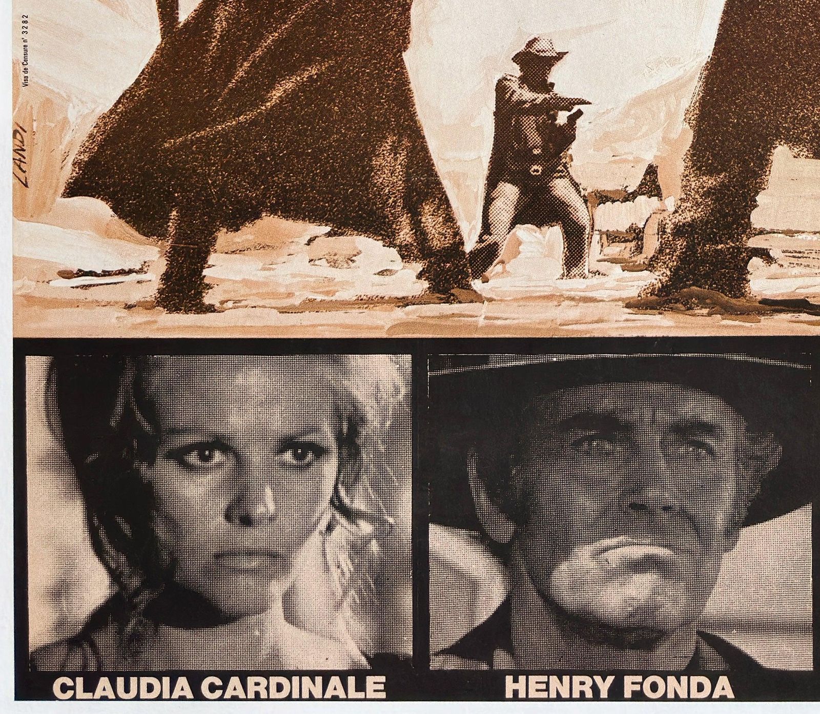 Once Upon A Time In The West 1969 French Grande Film Poster, Michel Landi photo buy