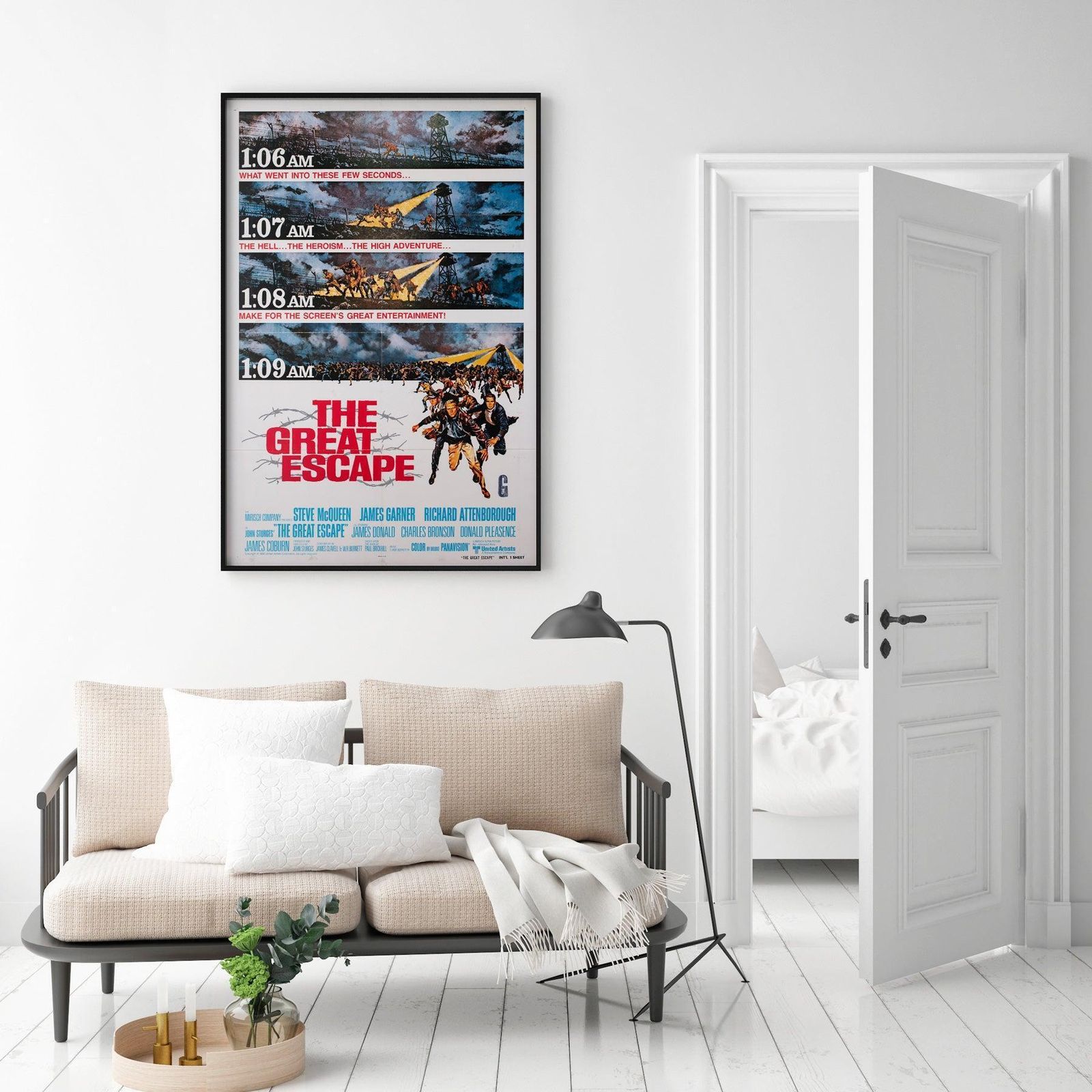 The Great Escape R1980 Us International Film Poster, Frank Mccarthy photo furniture