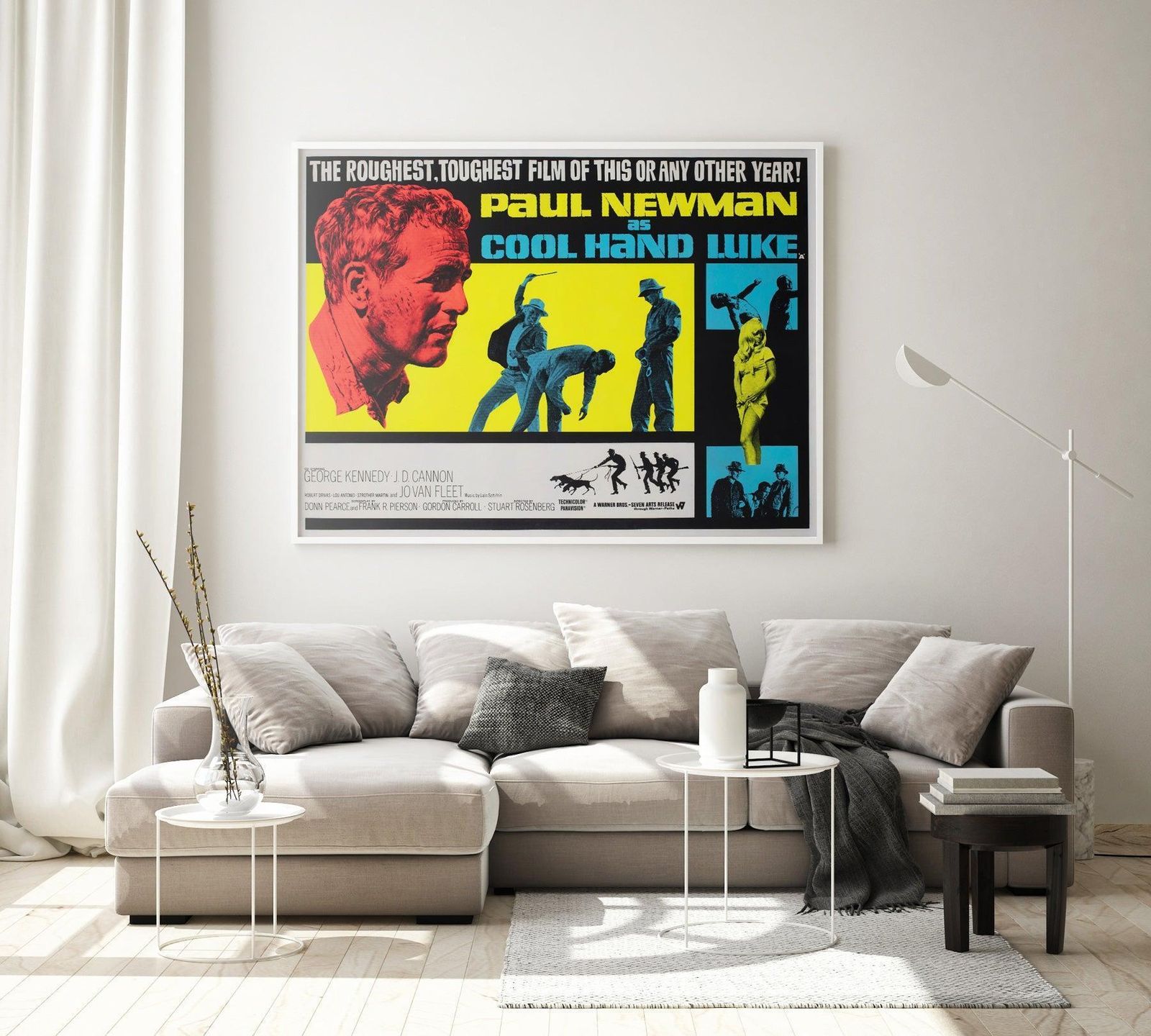 Cool Hand Luke 1967 Uk Quad Film Poster photo furniture
