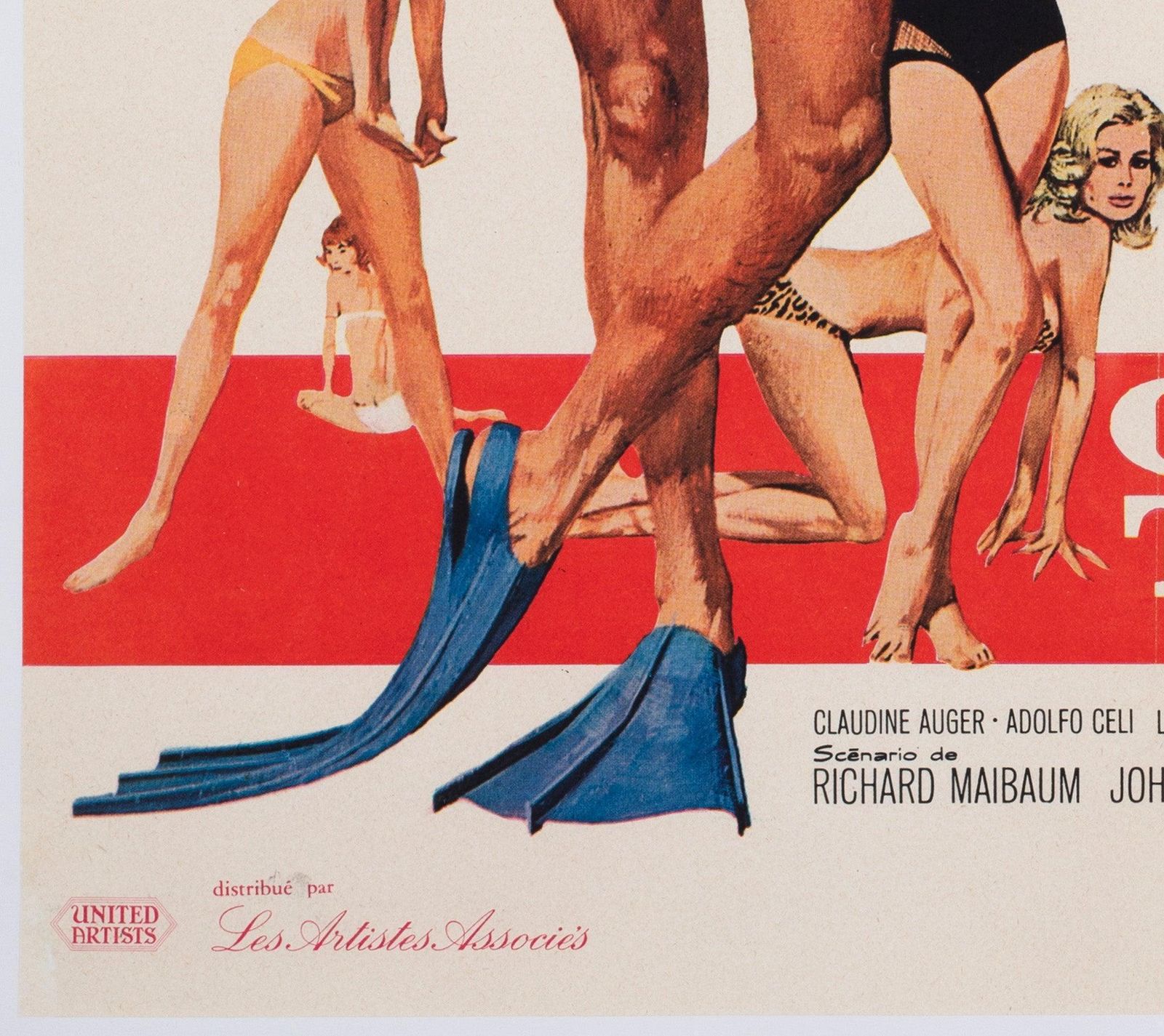 Thunderball 1965 French Moyenne Film Poster, Robert Mcginnis And Frank Mccarthy photo Art