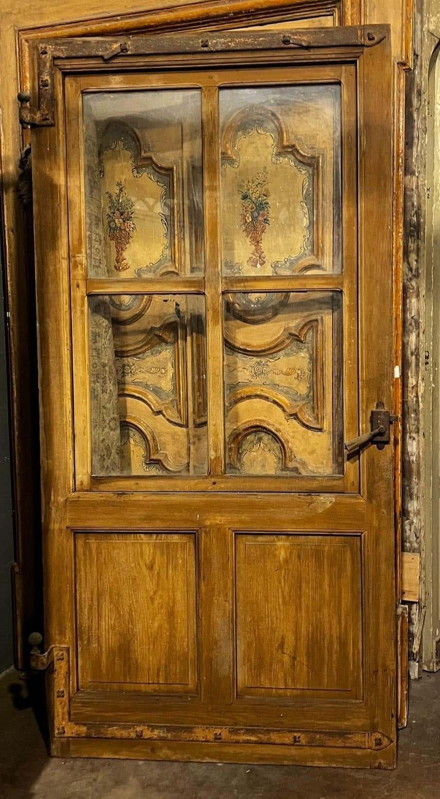 Single Leaf Glazed Interior Door With Opening Window, Italy photo Home Fixtures