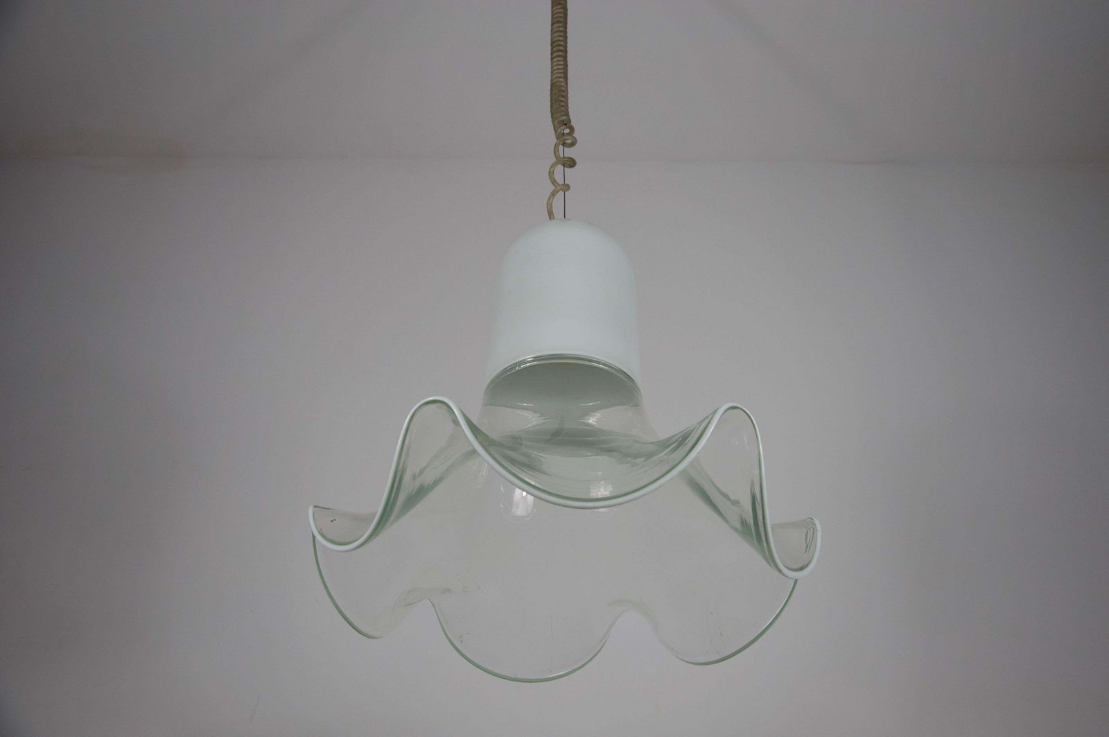 Murano Glass Pendant Lamp By Roberto Pamio & Renato Toso For Leucos, Italy, 1970 photo 1244.0