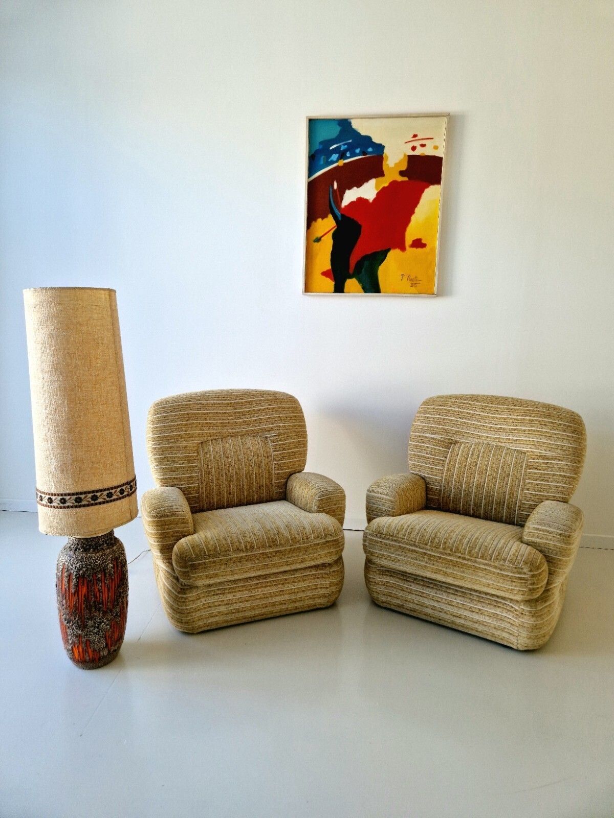 Pair Of Post Modern Italian Club Armchairs 1970s Saporiti photo 2950.0