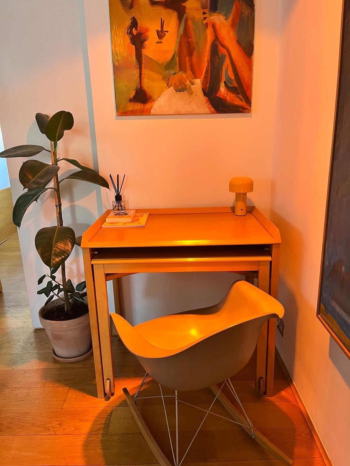 Terence Conran Nexus Desk – Beech Wood – Minimalist / Mid Century Style photo furniture