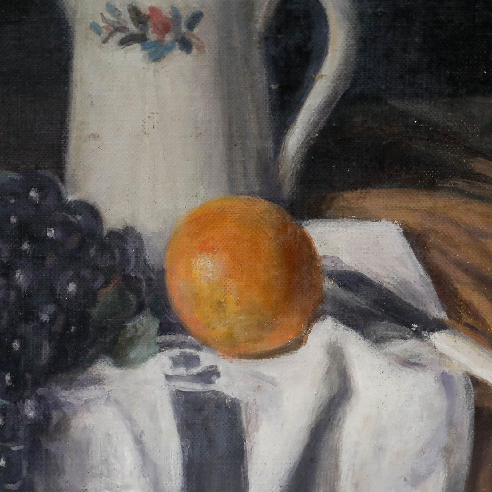 George Weissbort (1928 2013)   1970 Oil, Jars And Fruit On Cloth photo 325.0
