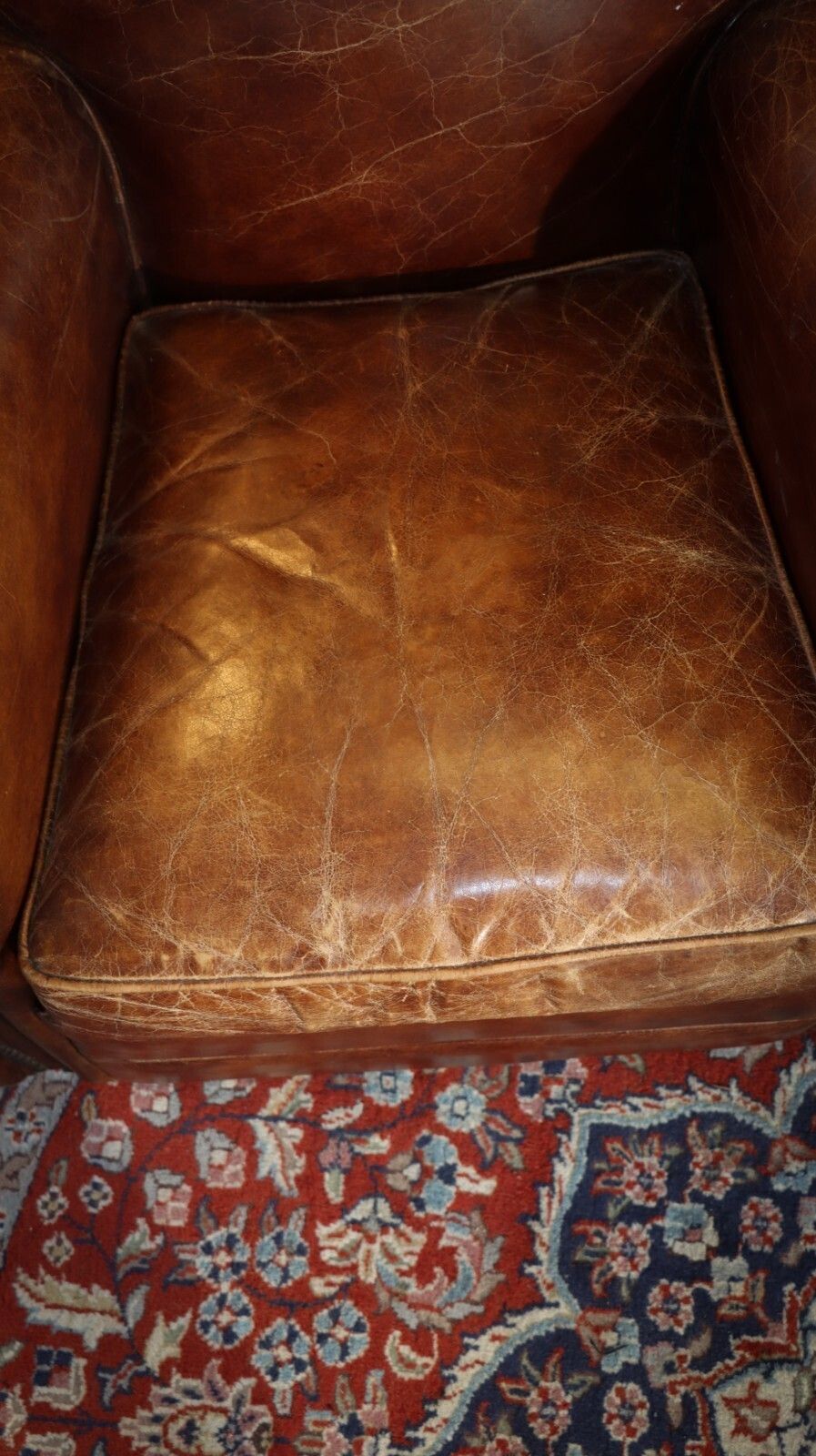 photo furniture Stunning Pair Timothy Oulton Flea Market Leather Club Armchairs