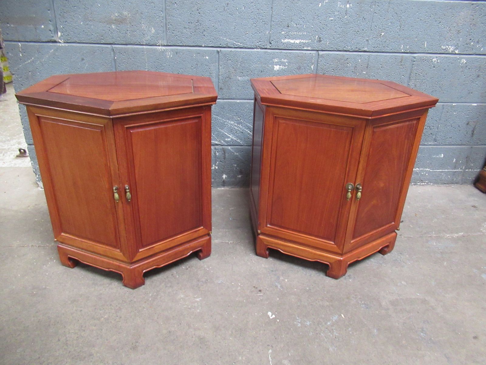 A Pair Of  Hard Wood   Chinese    Side  Cabinets photo Furniture