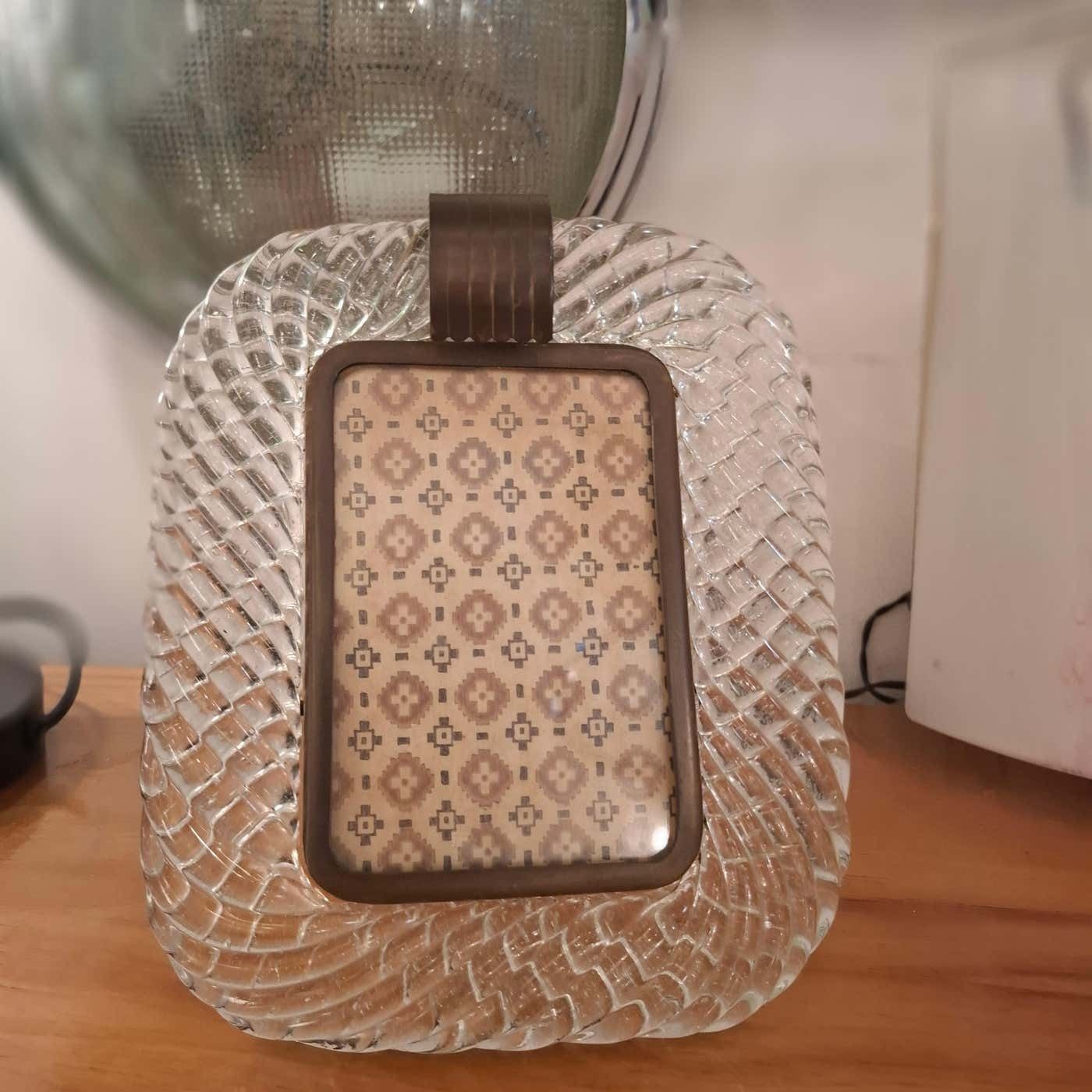 Frame . Barovier & Toso   Murano Glass   Italy 1940 photo buy
