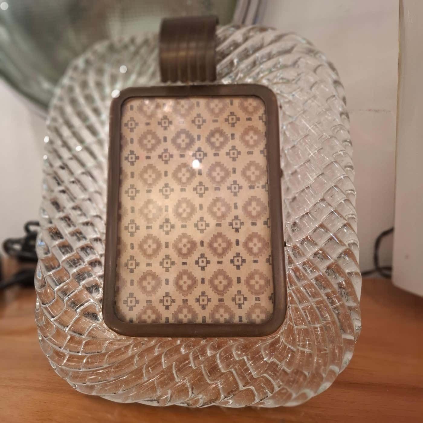 photo for sale Frame . Barovier & Toso   Murano Glass   Italy 1940
