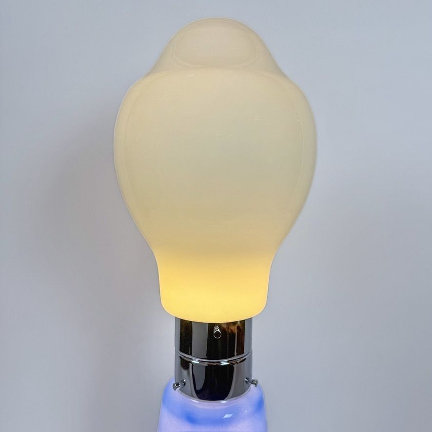 Late 20th Century Birillo Murano Glass Floor Lamp By C. Nason For Av Mazzega photo vintage