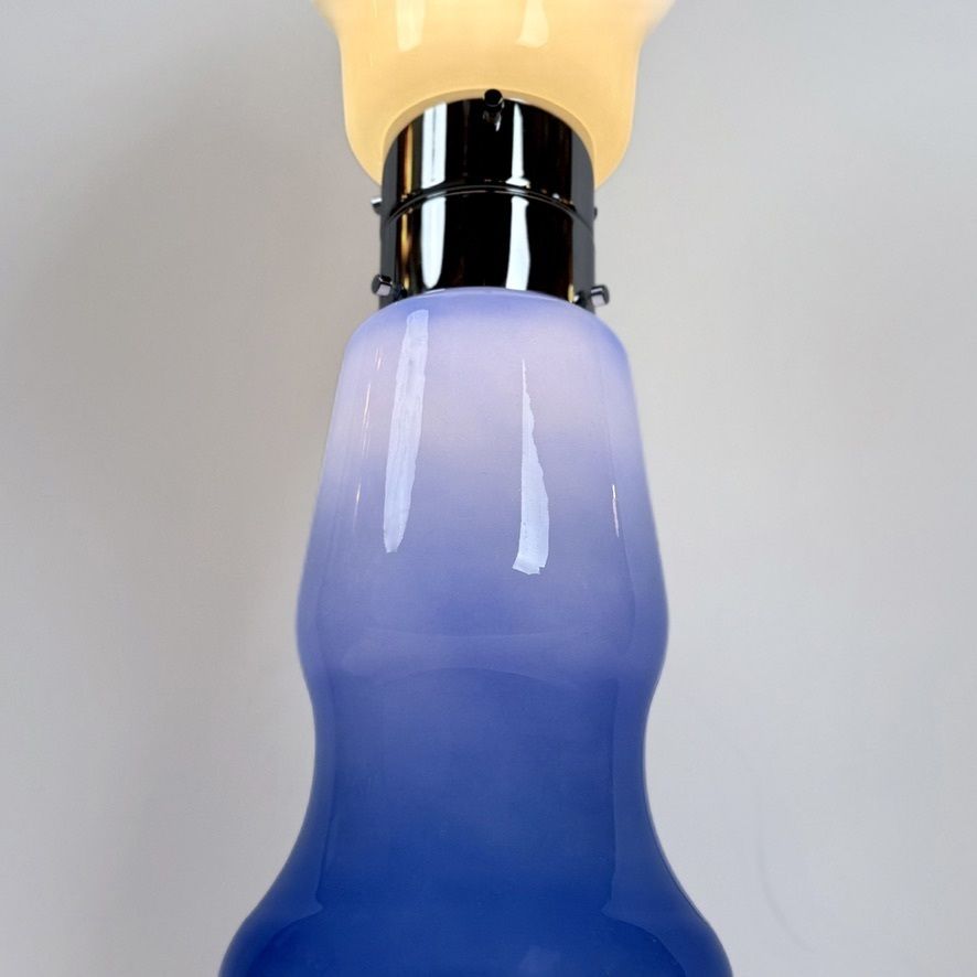 photo for sale Late 20th Century Birillo Murano Glass Floor Lamp By C. Nason For Av Mazzega