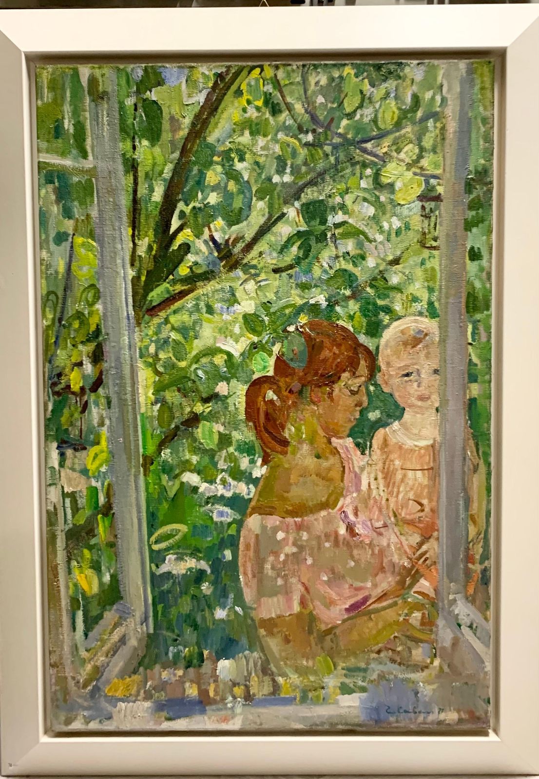 Gleb Savinov " Mother " Child, Mother, Mother's Day Oil.