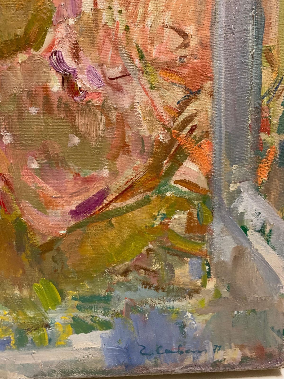 Gleb Savinov " Mother " Child, Mother, Mother's Day Oil. photo vinterior