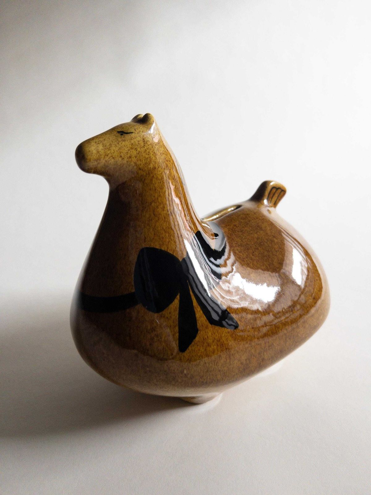 photo buy Baldelli Horse Money Bank   Rare Mid Century Italian Pottery   Collectible Piggy Banks