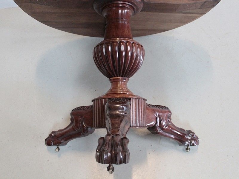 2907.69 Restoration Pedestal Mahogany 19th photo