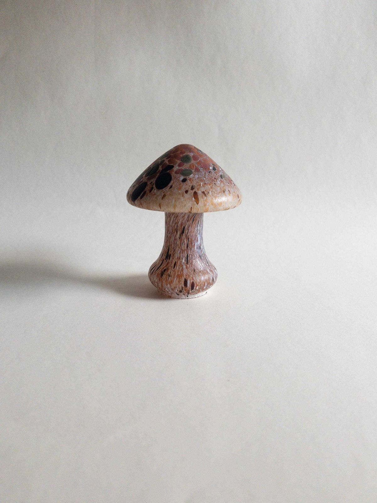 photo for sale Kosta Boda Waxcap Glass Mushroom   Monica Backström 1970s Decor