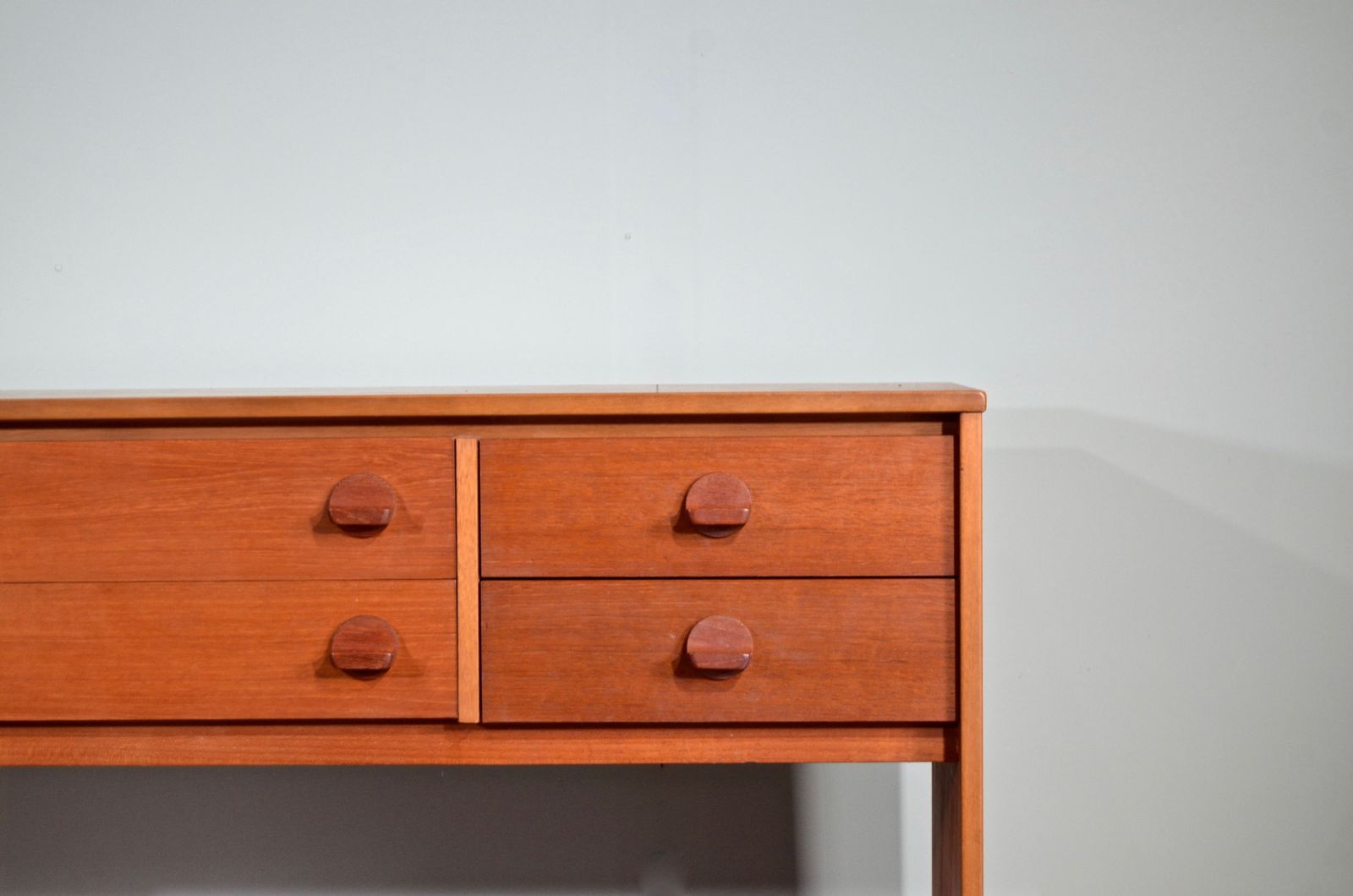 Vintage Midcentury 'Stag' Teak Console Table / Dressing Table /Drawers/ Sideboard. Delivery. Modern / Retro / Danish Style. photo buy
