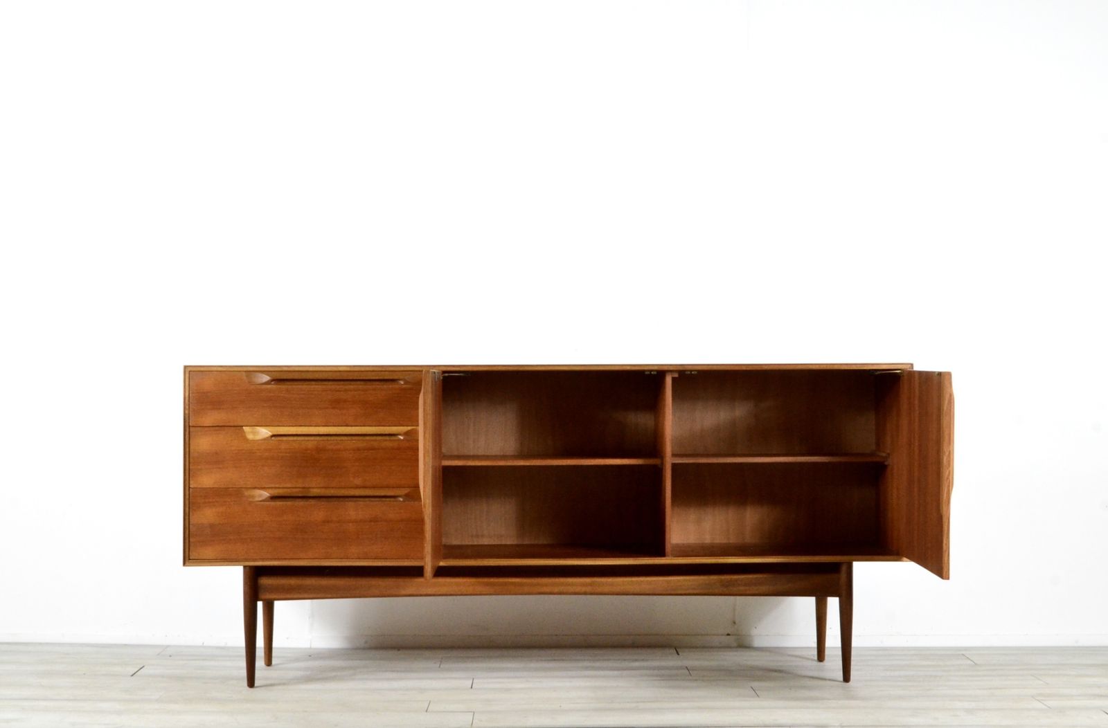 Furniture Rare Vintage Midcentury Mc Intosh Teak Sideboard / Long John. Delivery. Modern / Danish Style. photo