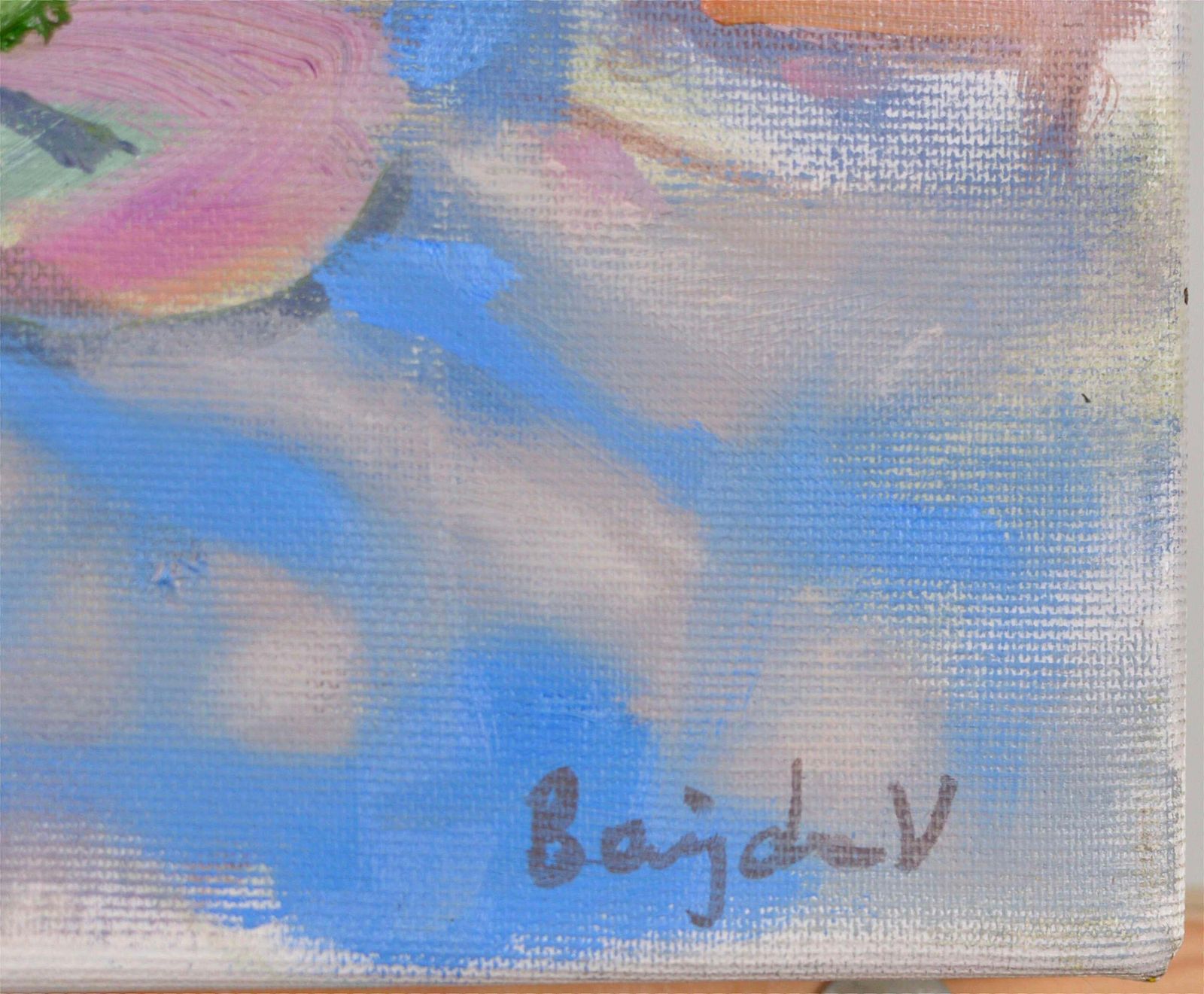 Wonderful Pond. Painting By Valery Bayda Oil On Canvas photo for sale