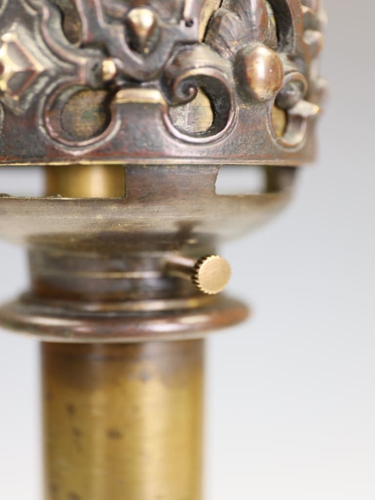 William IV Brass Patent Candlestick By Palmer & Co, London photo buy