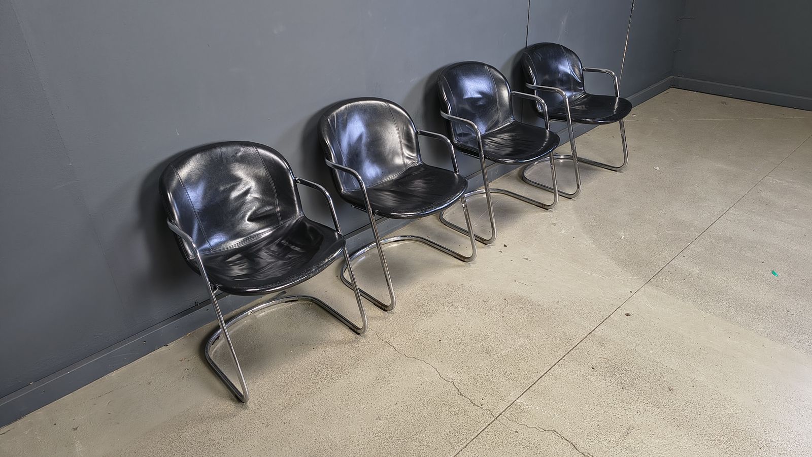 Furniture Gastone Rinaldi Dining Chairs For Thema Italy, 1970s   Set Of 4 photo
