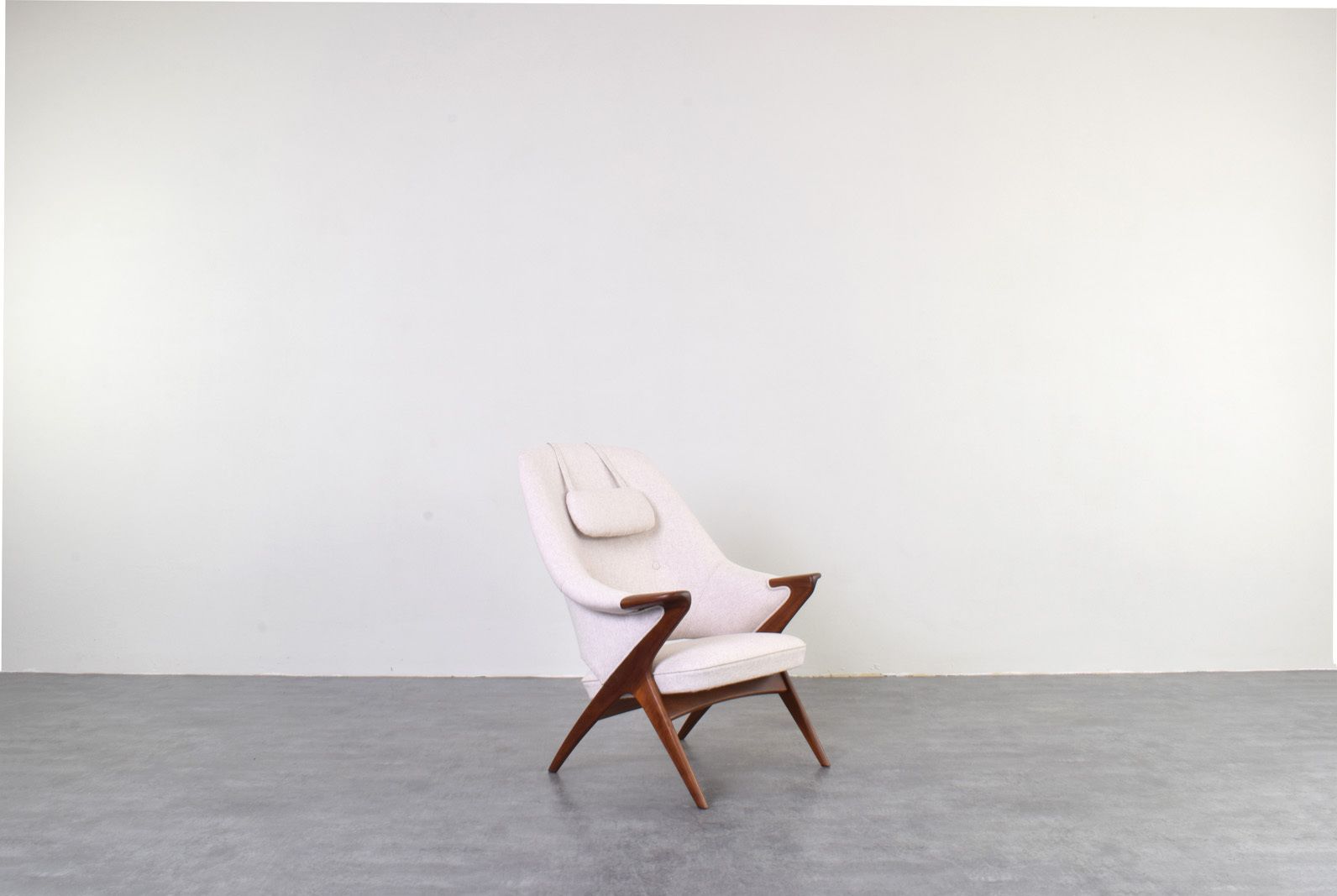 Mid Century Teak Bravo Chair By Sigurd Resell For Rastad & Relling, 1957