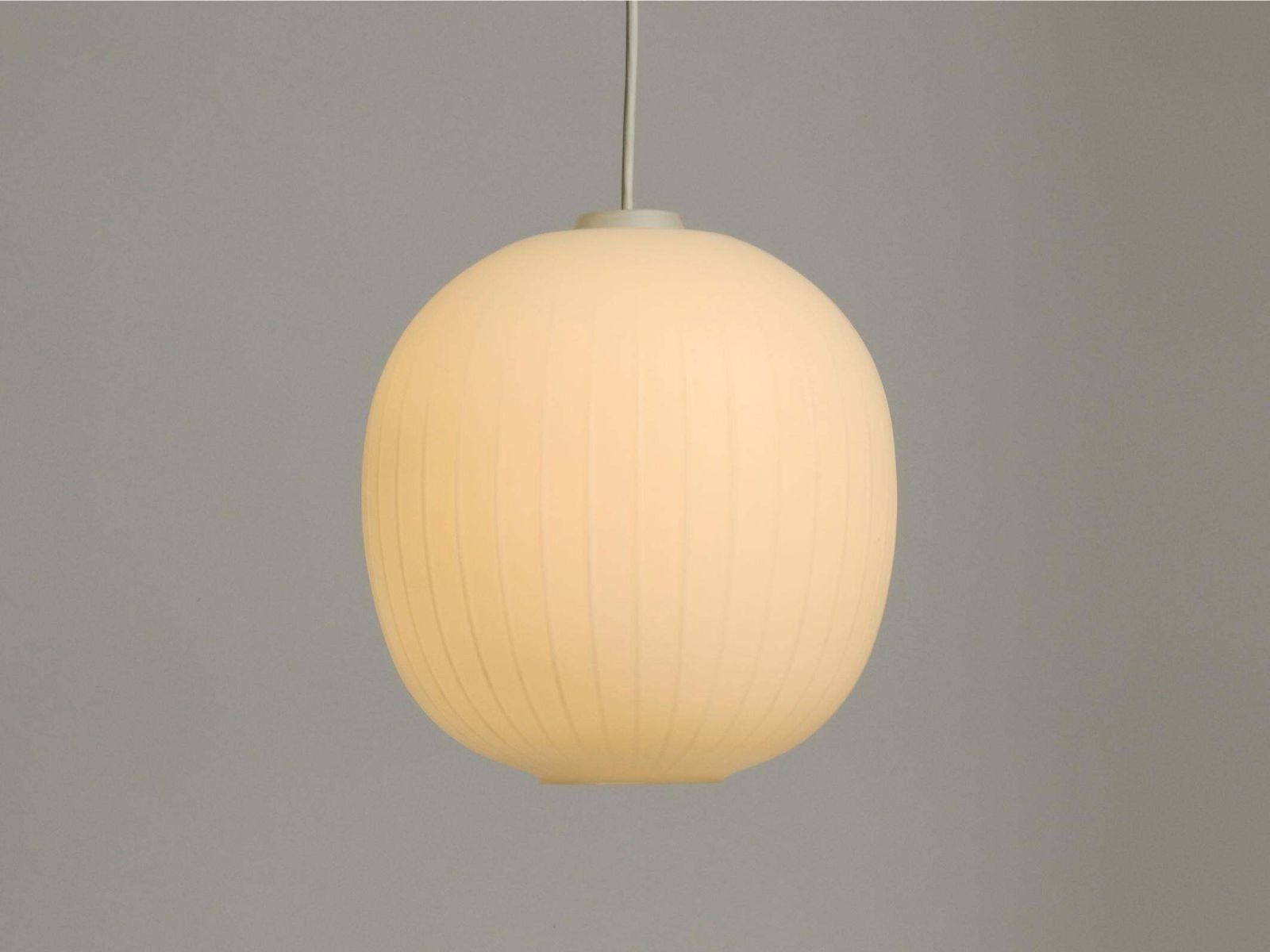 Aloys Gangkofner Mid Century Glass Pendant Lamp Model Bologna By Peill & Putzler photo Lighting