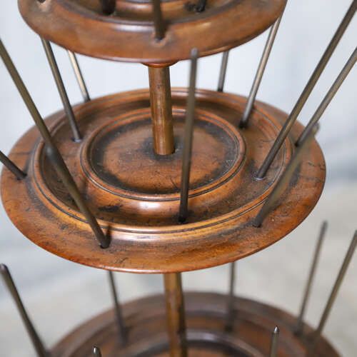 photo for sale Victorian Cotton Reel Display Tree With Four Tiers, English Shop Fitting C.1890