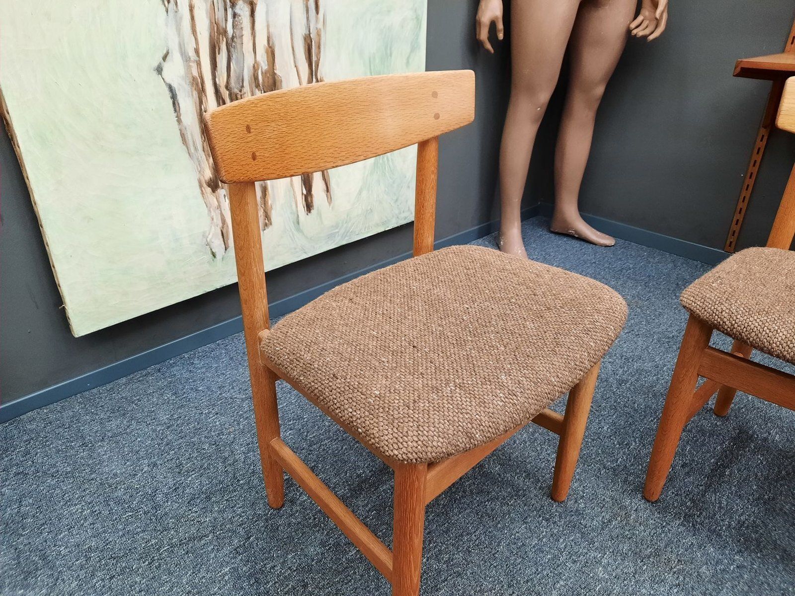 Danish Chairs By Børge Mogensen For Søborg Møbelfabrik, 1960s, Set Of 2 photo 766.0