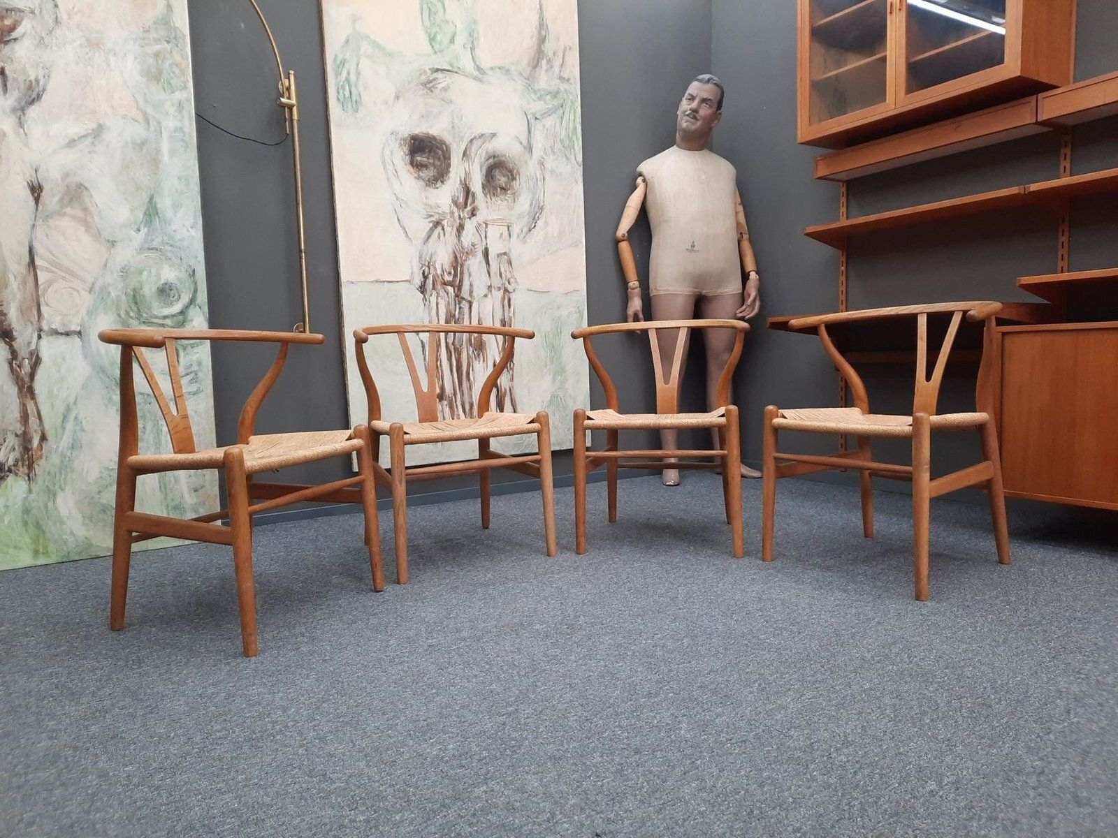 Wishbone Chairs By Hans Wegner For Carl Hansen & Son, 1960s, Set Of 4 photo furniture