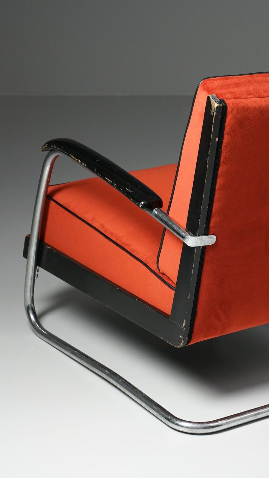Scandinavian Modern Armchair, Pauli Blomstedt, J.Merivaara Oy, 1930s photo vintage