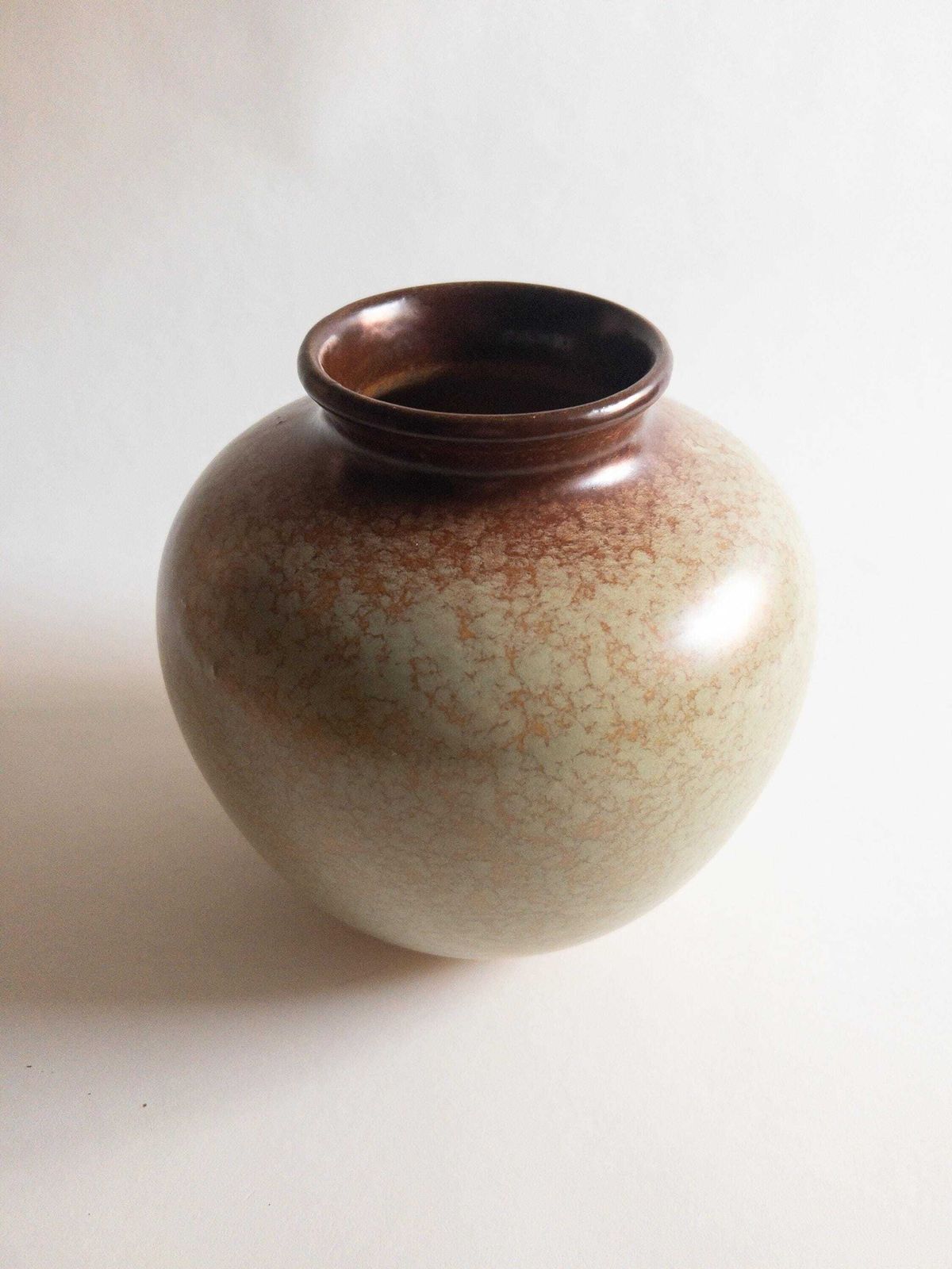 photo for sale Large Carstens Uffrecht Vase   Art Deco 1930s Mint Speckled Classic Vase