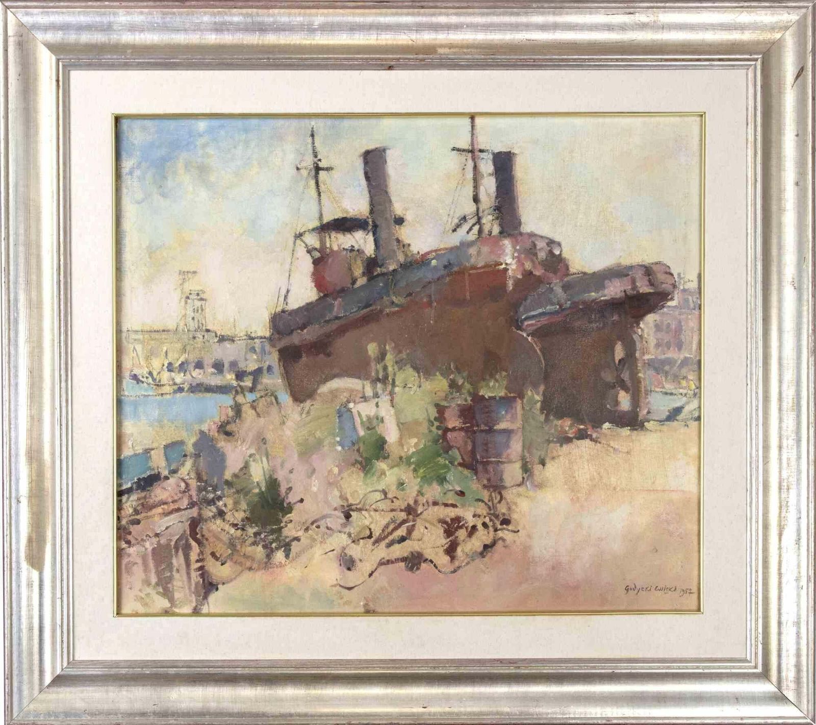 Dimitri Godycki Cwirkobeached Boat   Oil Paint By Dimitri Godycki Cwirko   19571957