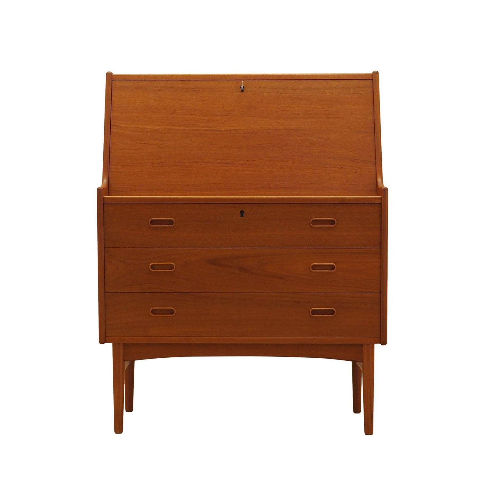 Teak Secretary, Danish Design, 1960s, Designer: Arne Wahl Iversen, Manufacturer: Vinde Møbelfabrik