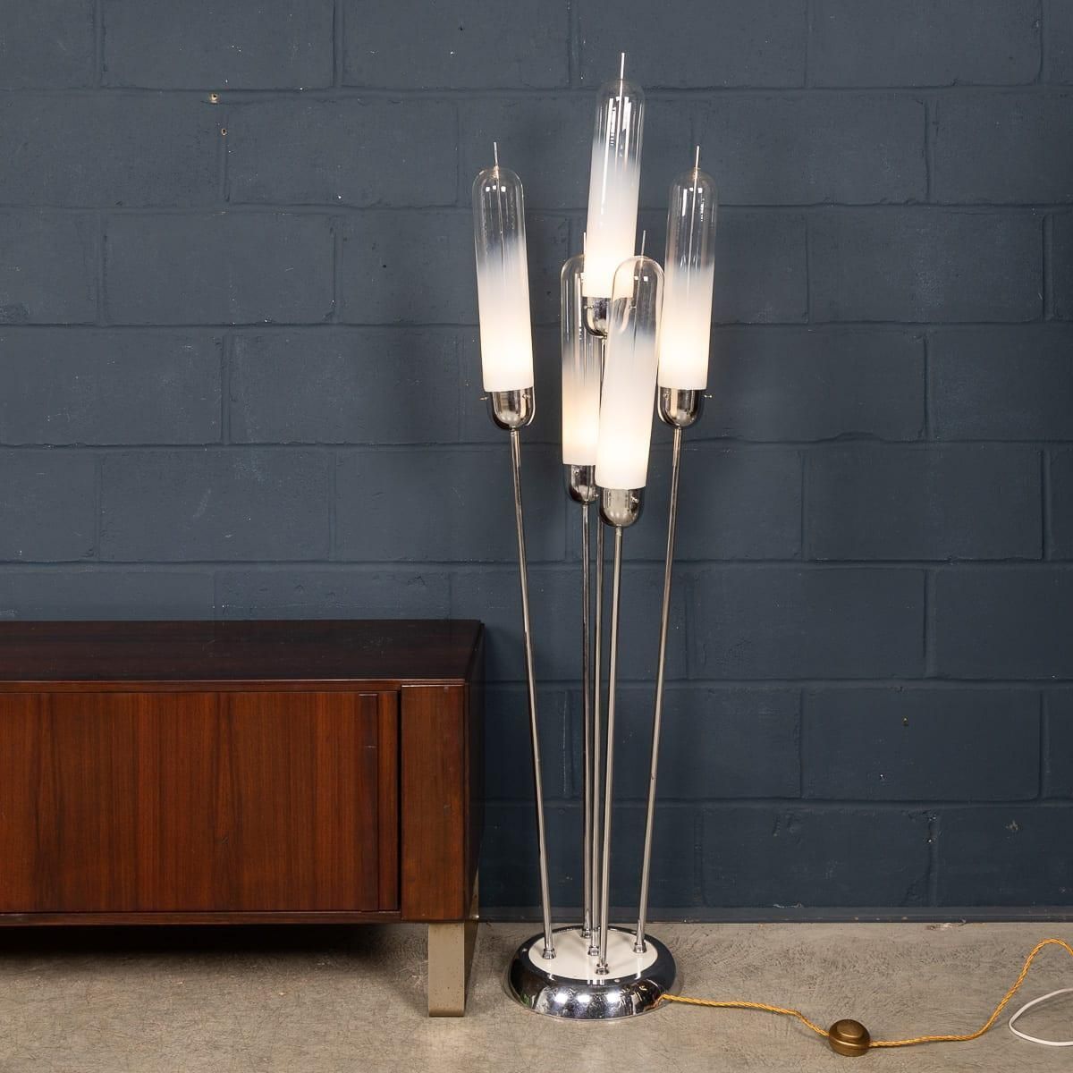 20thc Italian Five Light Murano Glass Lamp By Carlo Nason For Mazzega C.1970 photo furniture