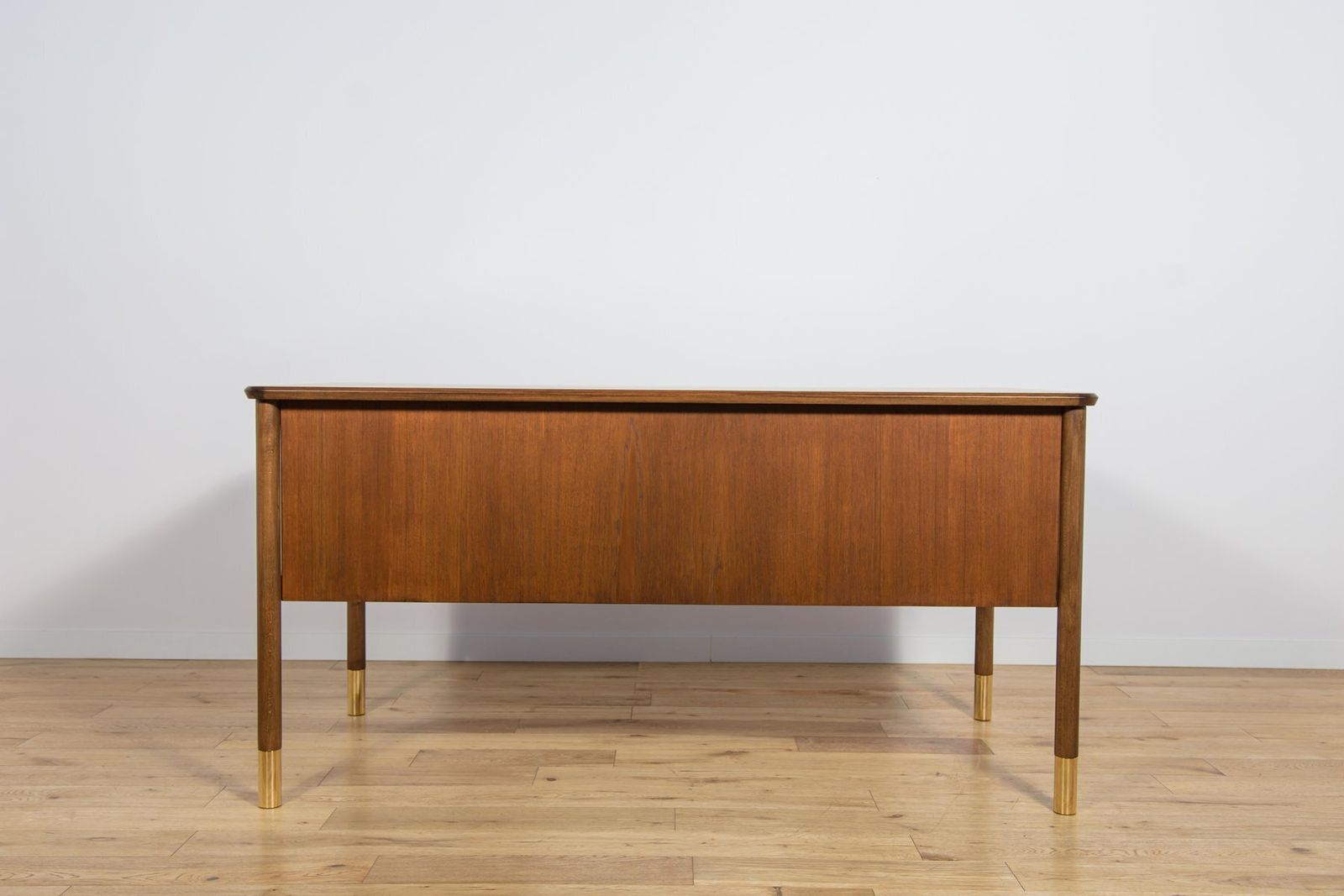Mid Century Teak Desk By Sten Blomberg For Seffle Möbelfabrik, Sweden, 1960s photo vintage