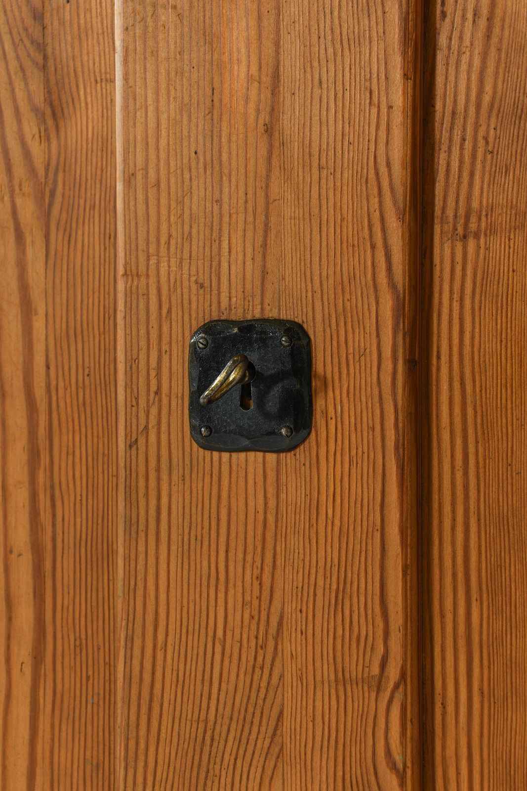 Lovö Cabinet In Iron, Pine And Wrought Iron By Axel Einar Hjorth, 1930s photo 83190.0