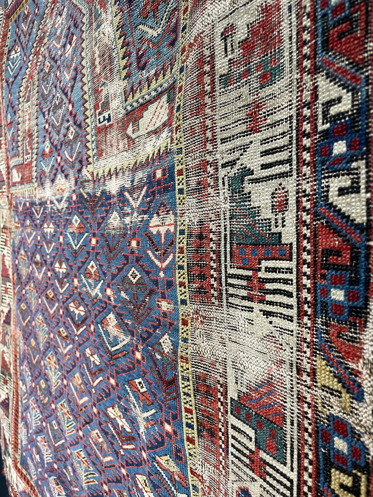Antique Caucasian Shirvan Marasali Prayer Rug photo vinterior