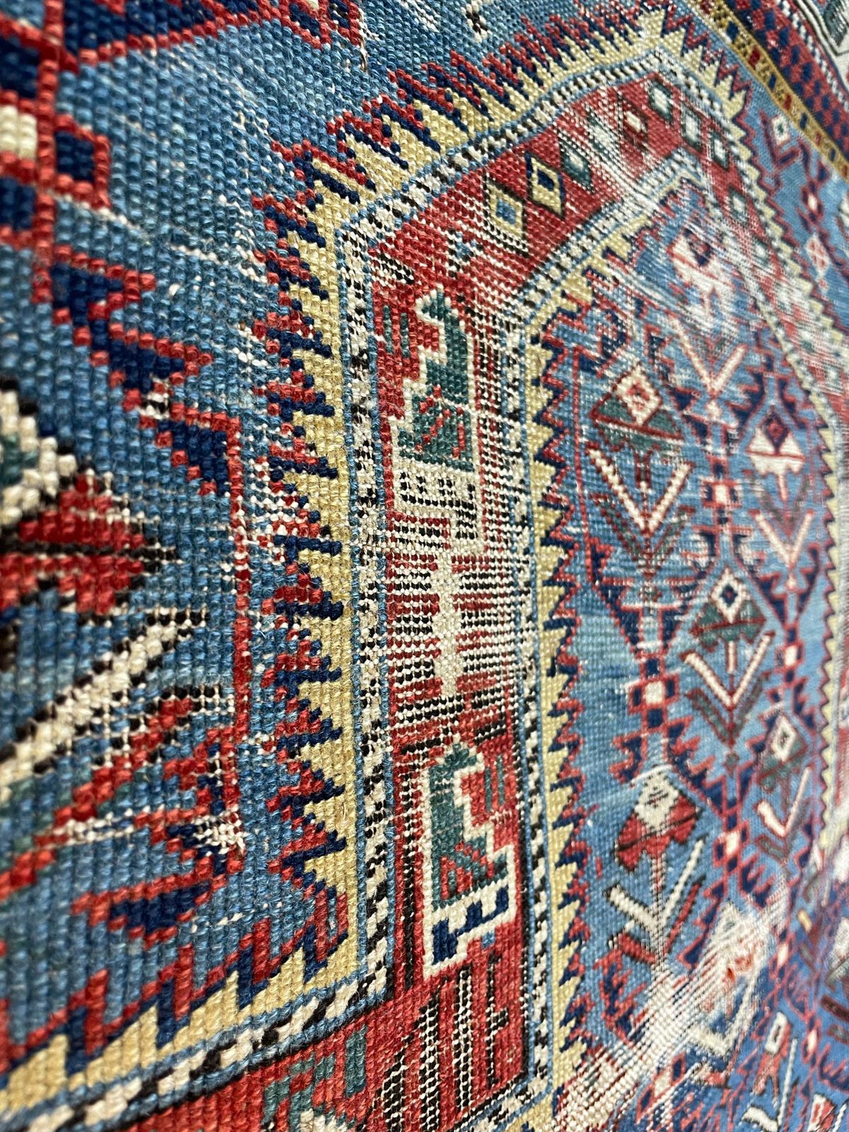 photo furniture Antique Caucasian Shirvan Marasali Prayer Rug