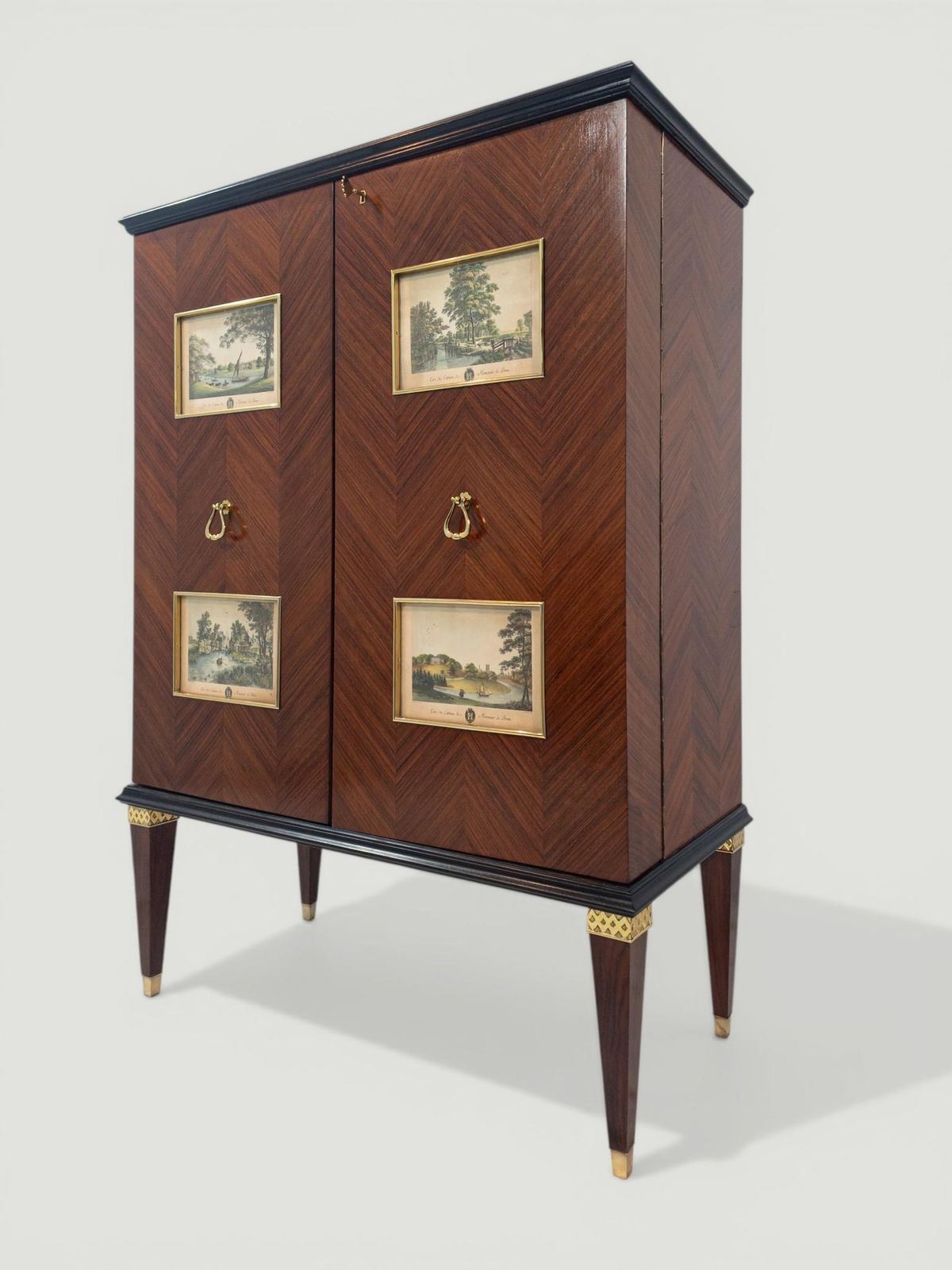 9749.0 Italian Midcentury Sideboard Or Cabinet Bar Designed By Paolo Buffa In 1950s photo