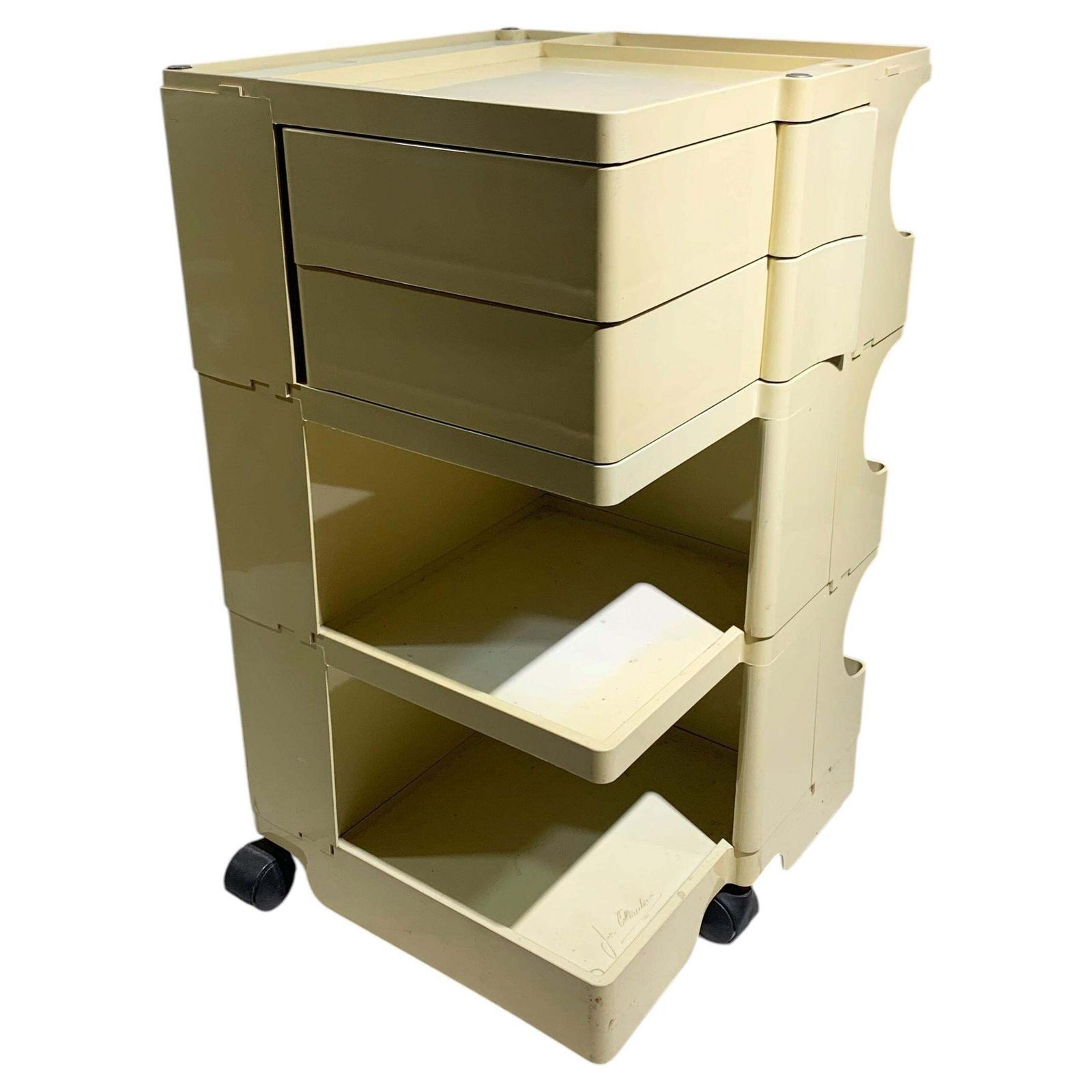 Joe Colombo "Boby" Abs Storage Trolley For Bieffeplast, Italy, Circa 1970s