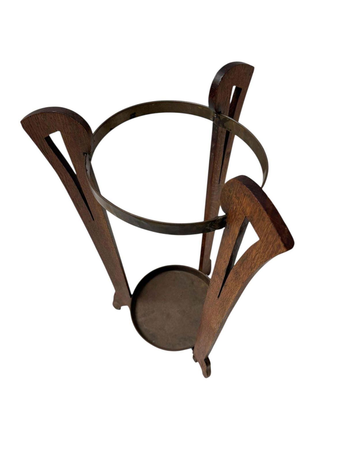 Oak And Brass Arts & Crafts Umbrella Stand, 1900s photo 622.0