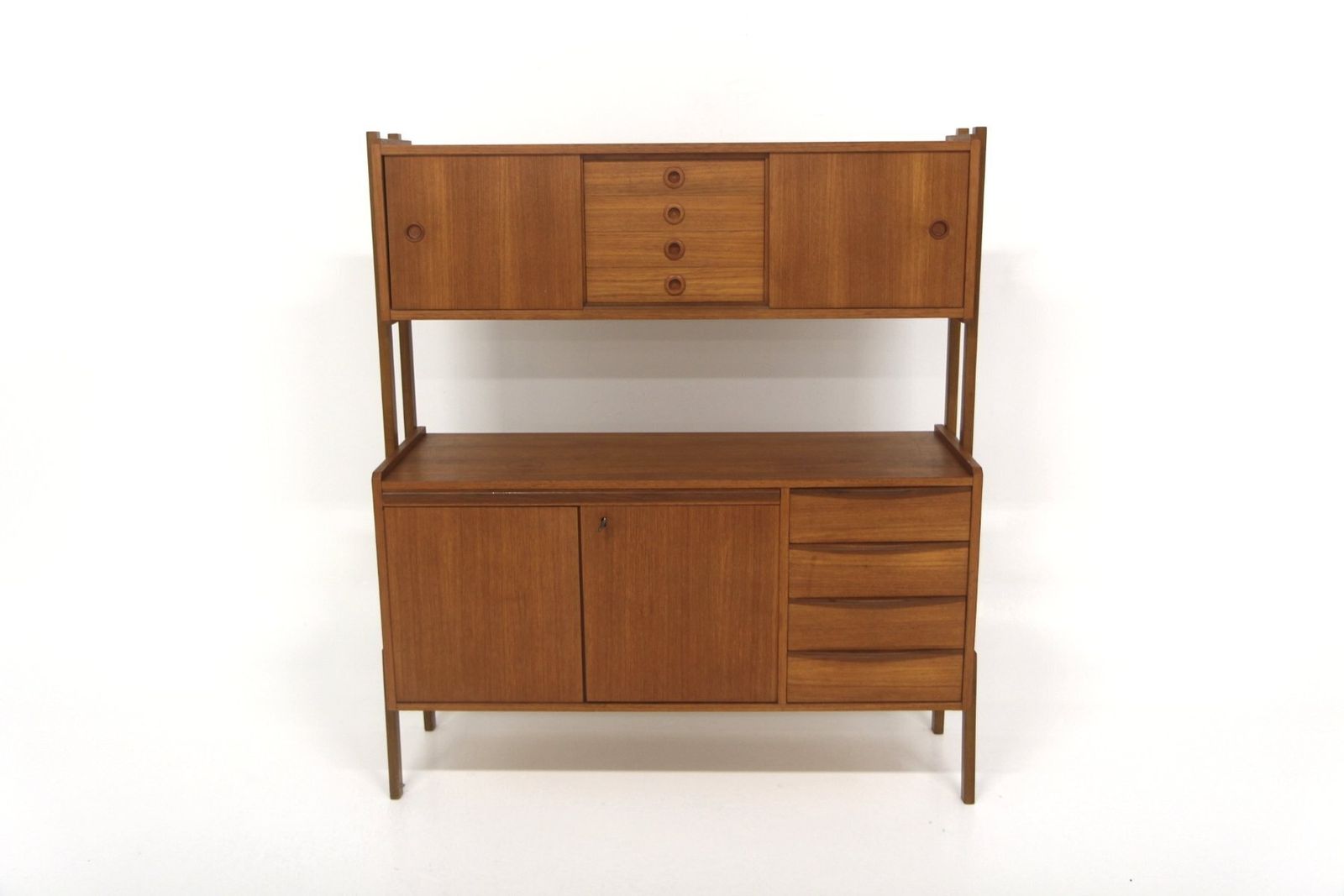 Scandinavian Teak Secretary Desk, Sweden, 1960s photo furniture