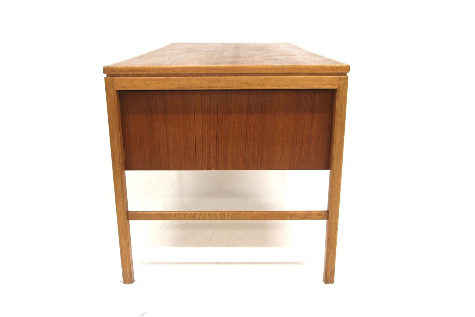 Scandinavian Desk In Teak And Oak, Sweden, 1960s photo Furniture