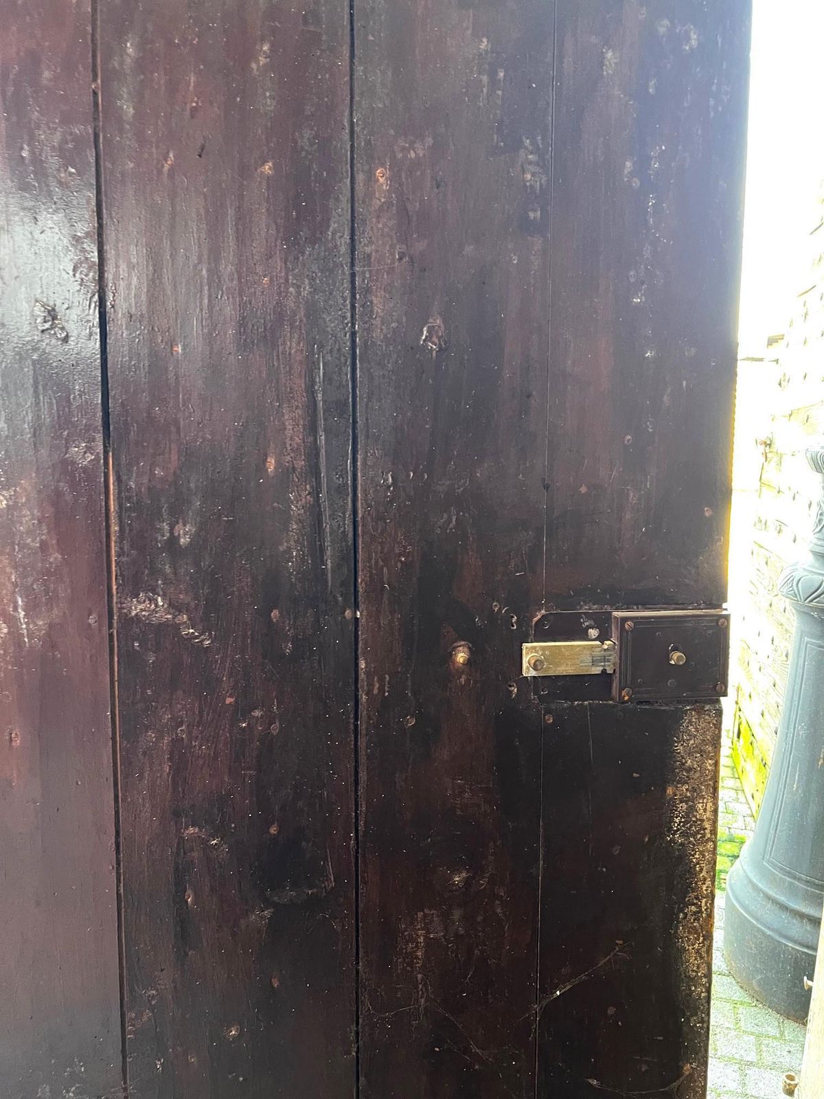 photo furniture Entrance Door, Black Lacquered Main Door Single Leaf, Italy