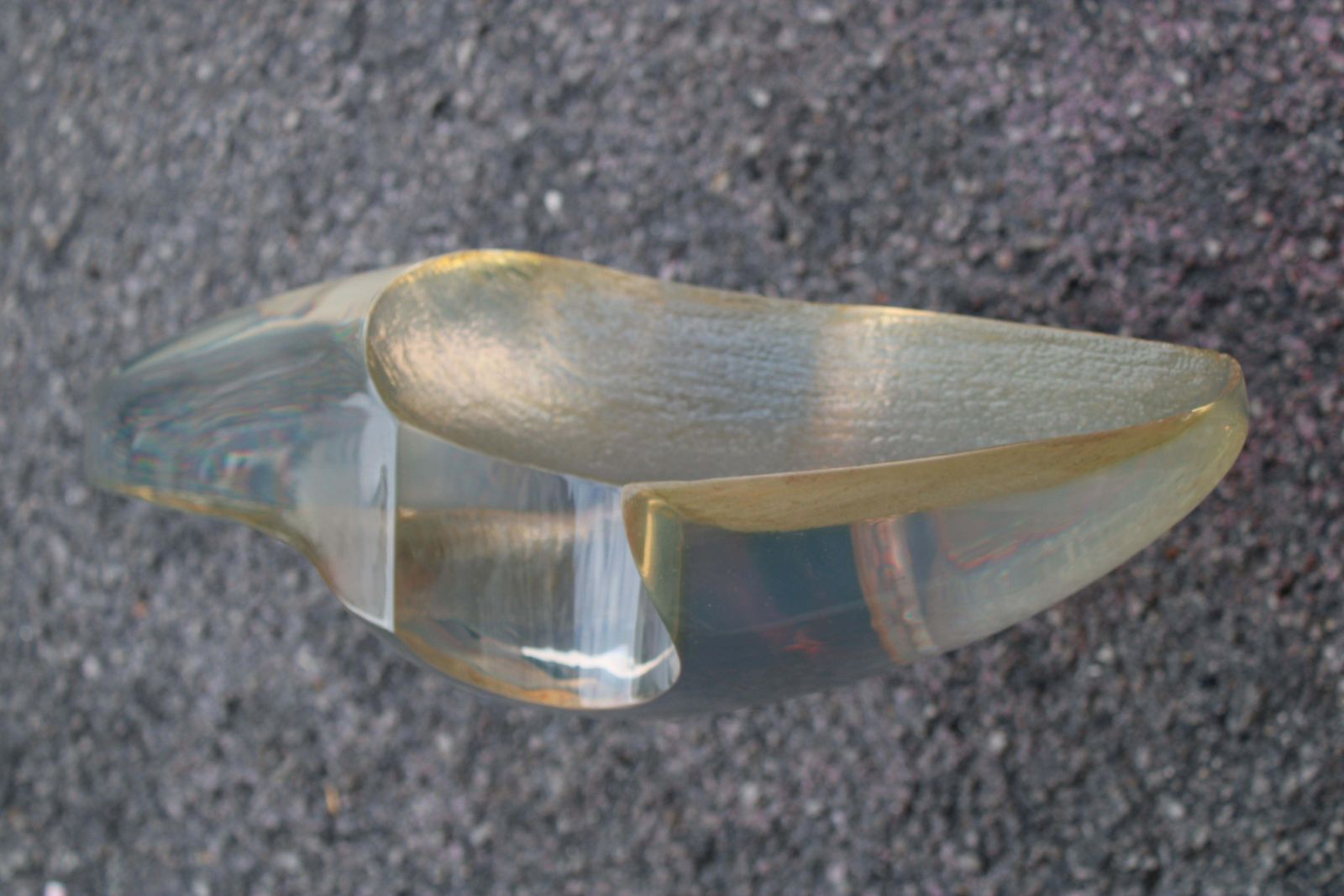 4786.0 Large Abstract Sculpture Signed Tolomei In Plexiglass 1960 Italy Eye photo