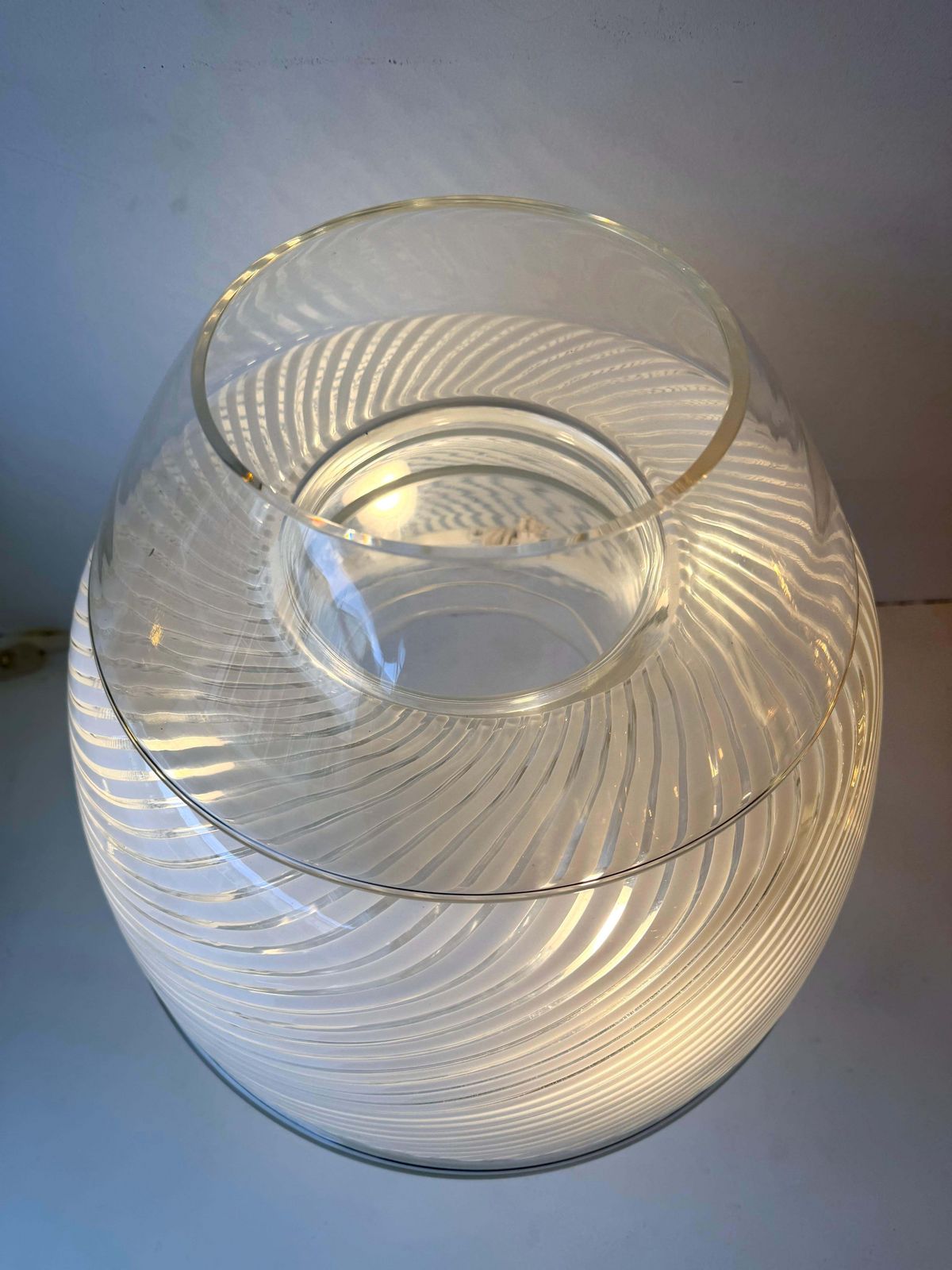 Lt 353 Egg Lamp Vase Murano Glass By Mazzega. Italy, 1970s photo Lighting