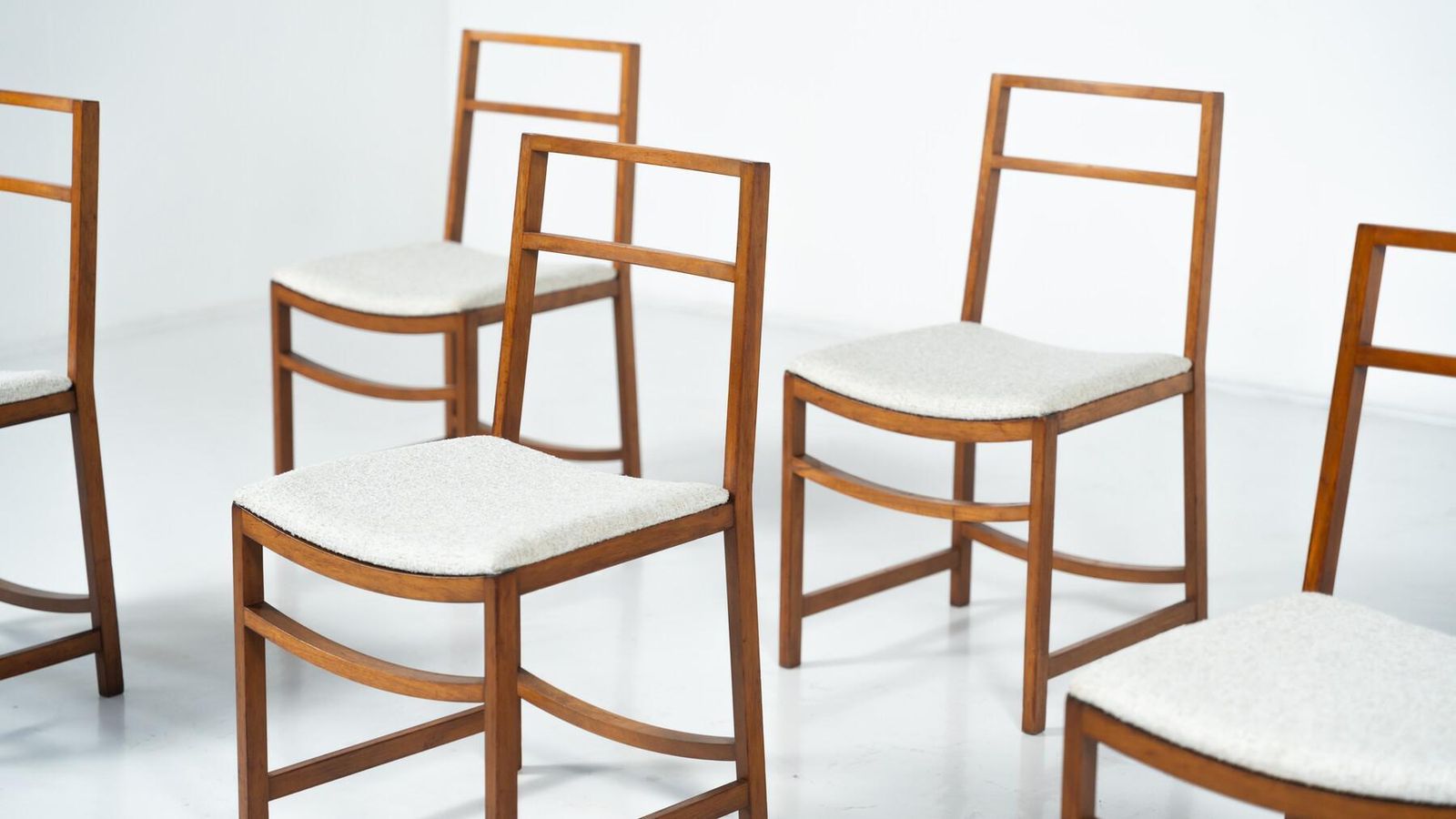 photo buy Set Of 6 Mid Century Modern Dining Chairs By Renato Venturi For Mim, 1950s