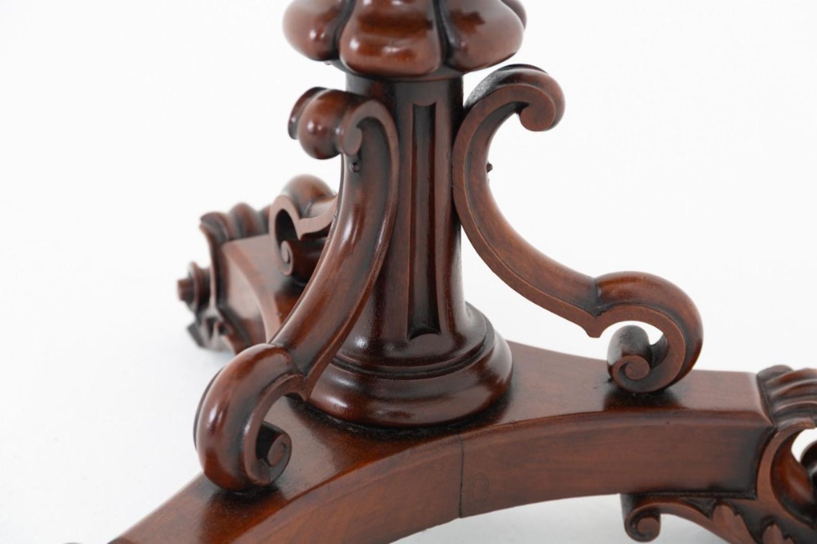 Victorian Occasional Table Dunn And Co Marble Top 1860 photo vintage