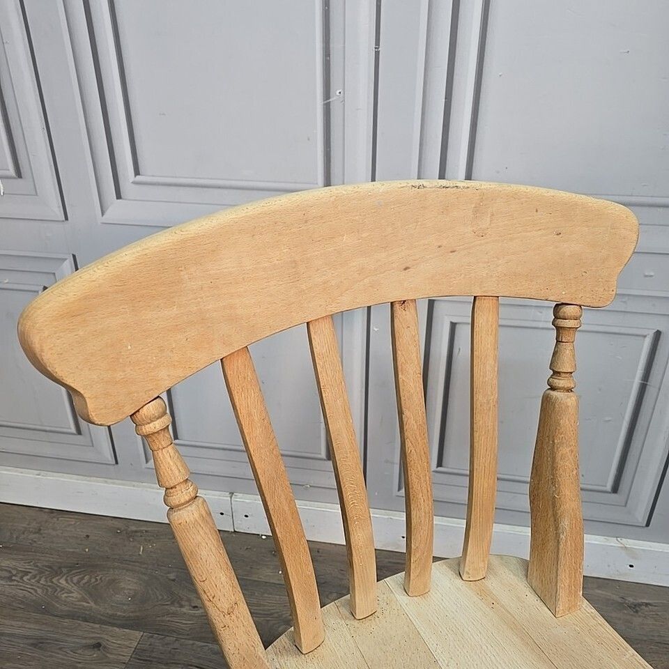 Antique Wooden Farmhouse Chairs   Victorian Style Turned Country Windsor  Solid photo Furniture